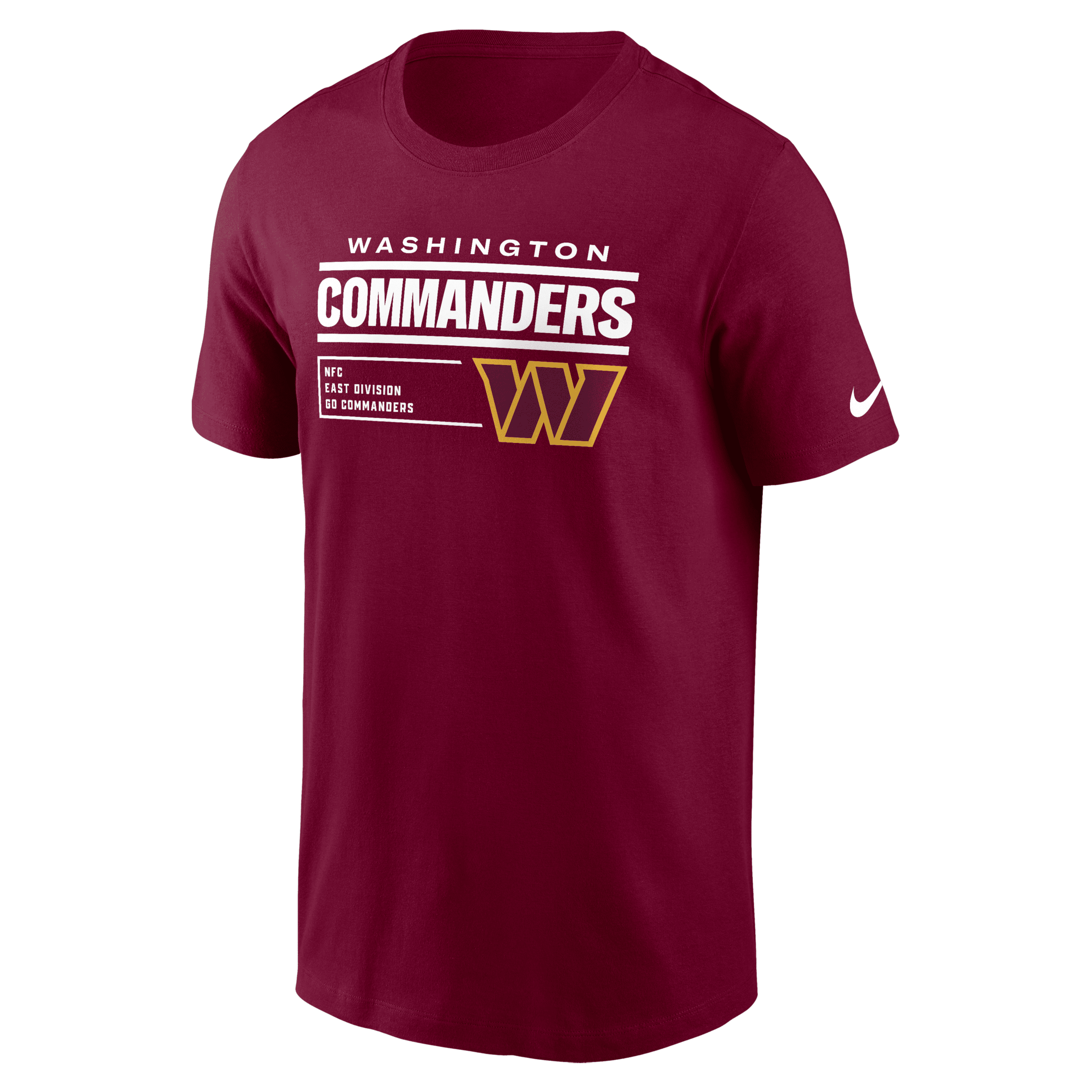 Nike Burgundy Washington Commanders Division Essential T-shirt In Red