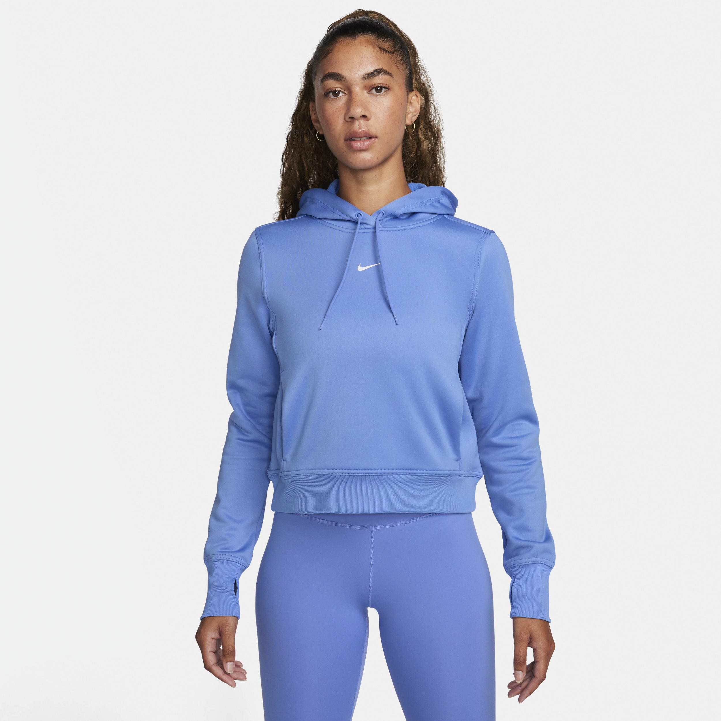 Nike Women's Therma-fit One Pullover Hoodie In Blue