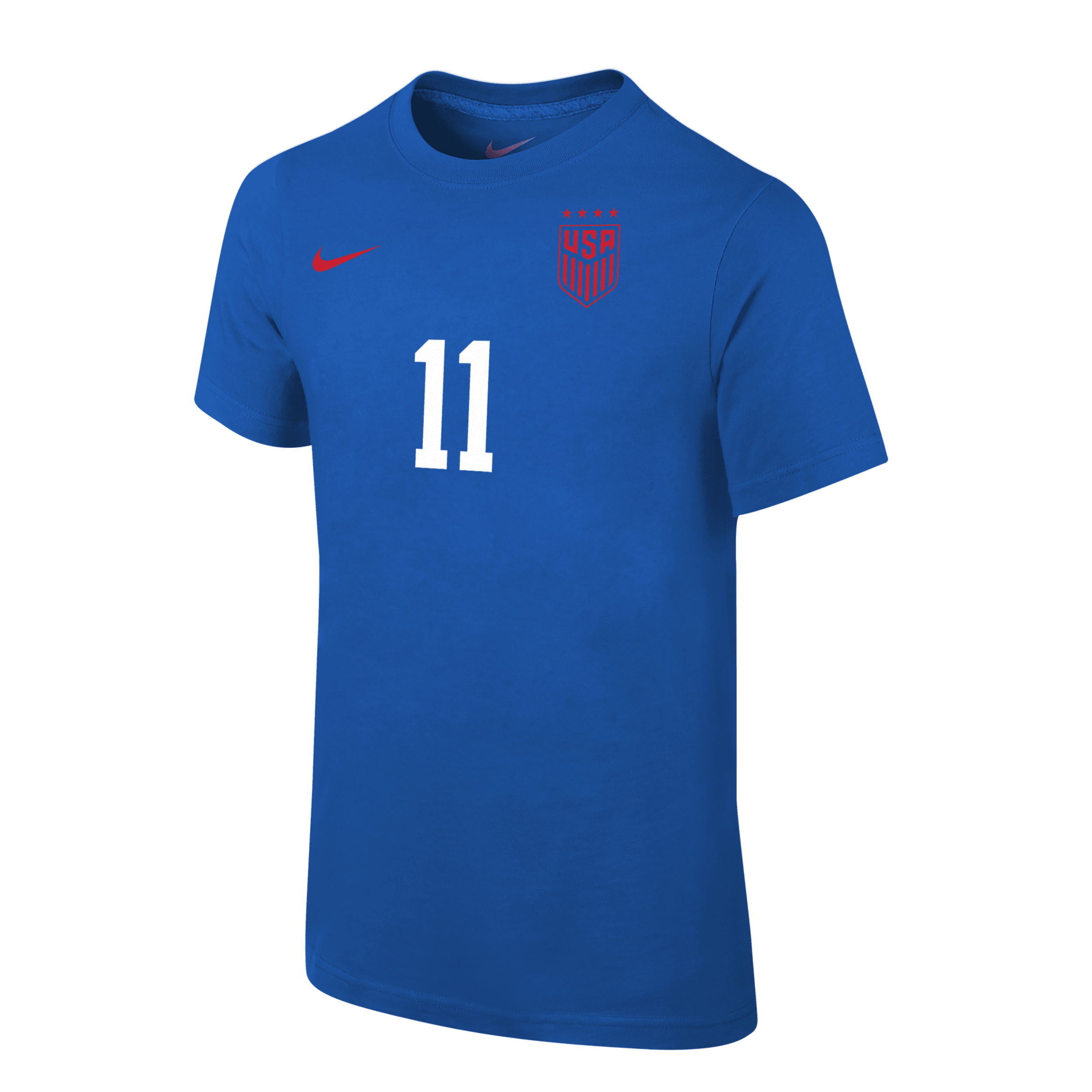 Nike Sophia Smith Uswnt Big Kids'  Soccer T-shirt In Blue