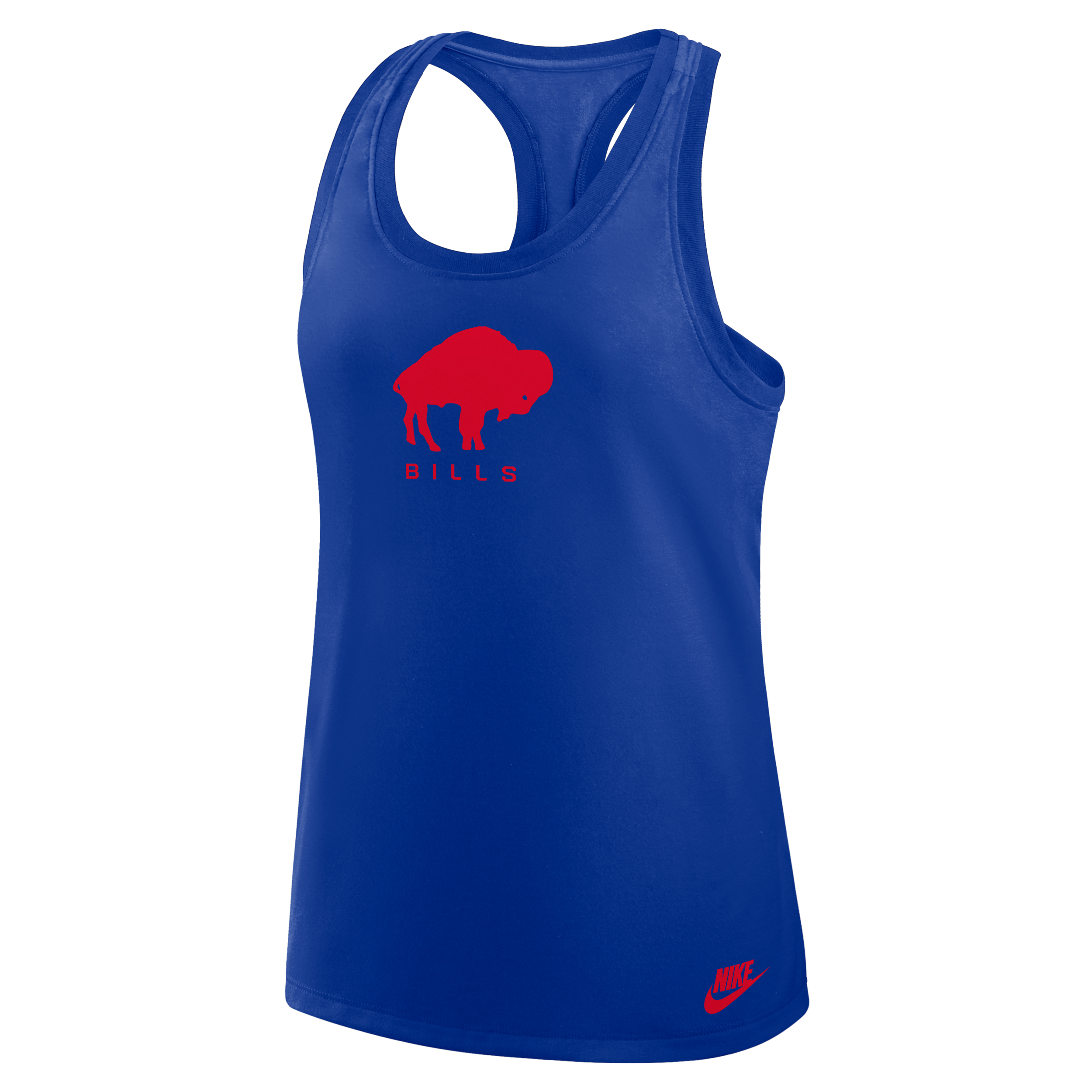 Nike Buffalo Bills Hurry Up  Women's Dri-fit Nfl Racerback Tank Top In Blue