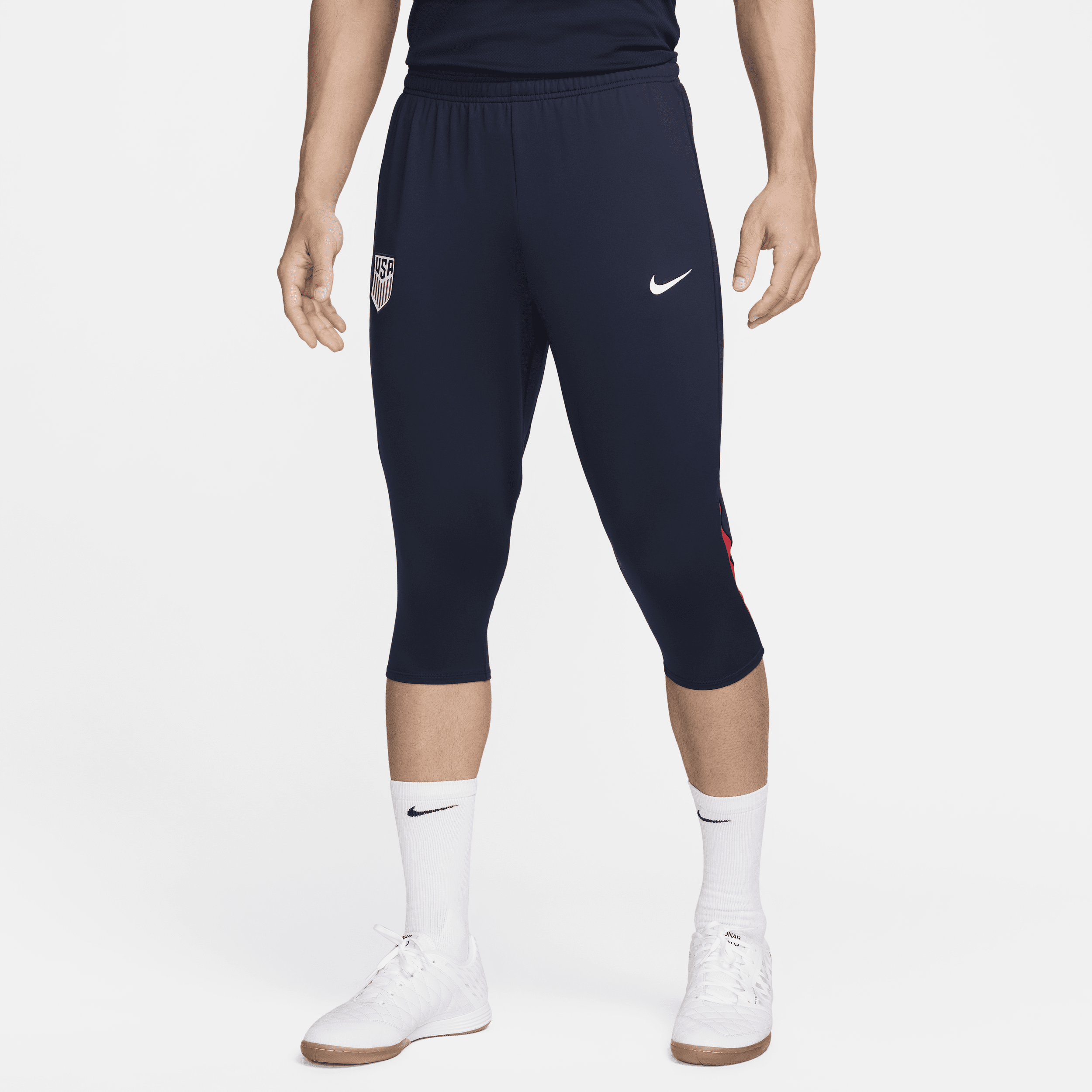 Nike Usmnt Strike  Men's Dri-fit Soccer 3/4 Pants In Blue