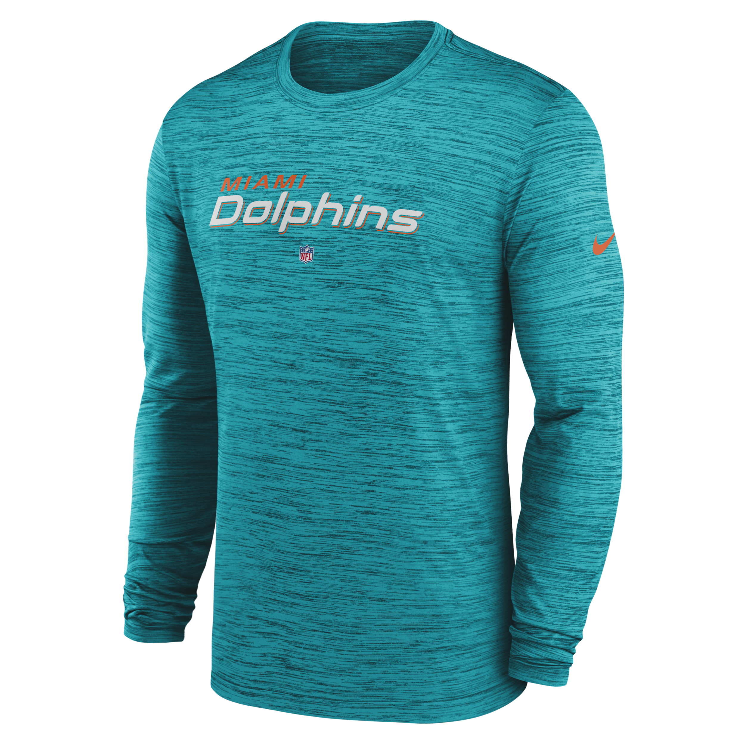 Nike Men's Dri-fit Sideline Velocity (nfl Miami Dolphins) Long