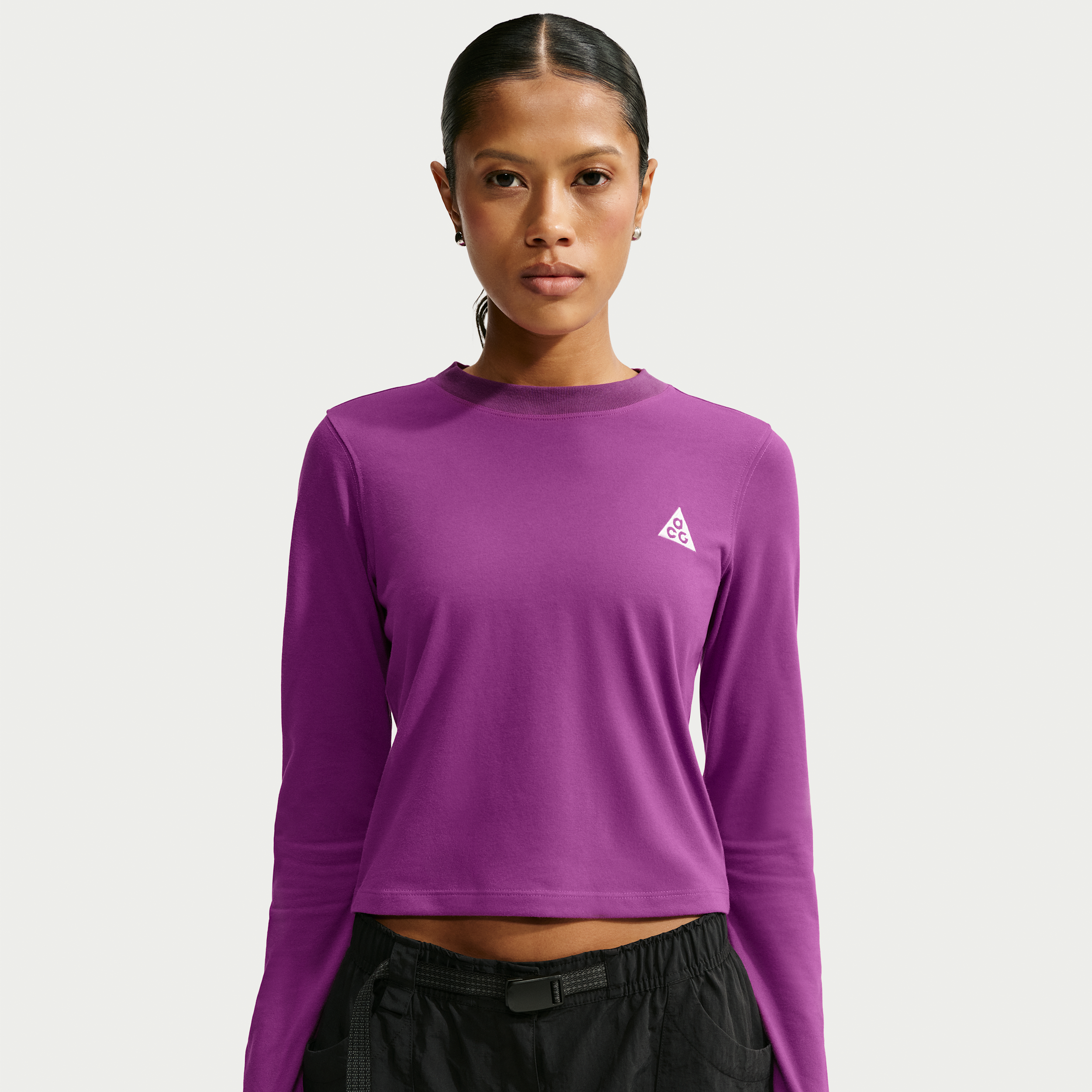 Women's Nike ACG Dri-FIT Long-Sleeve Top in Purple | IO0574-505