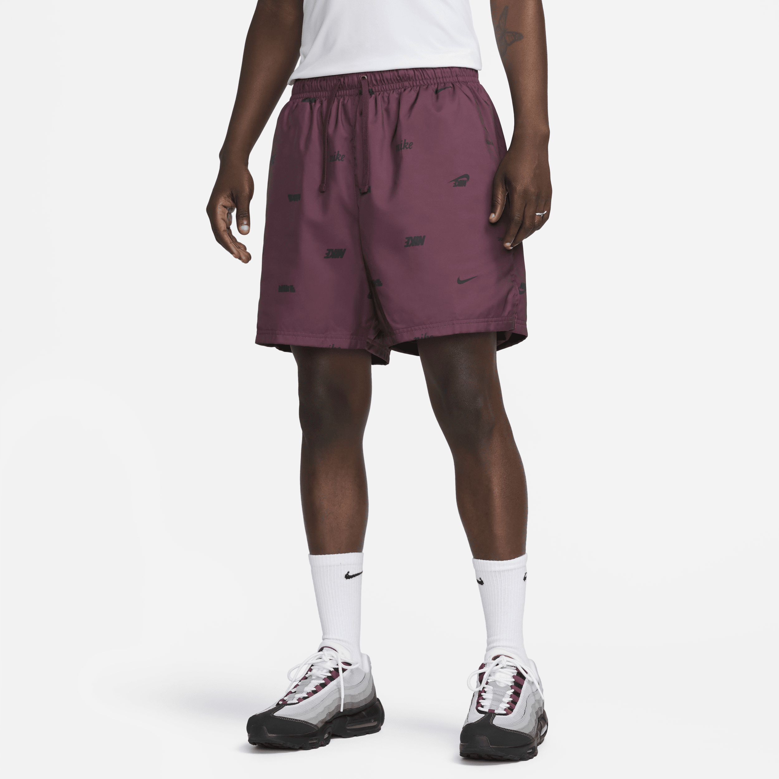 Nike Club Men's Woven Allover Print Flow Shorts