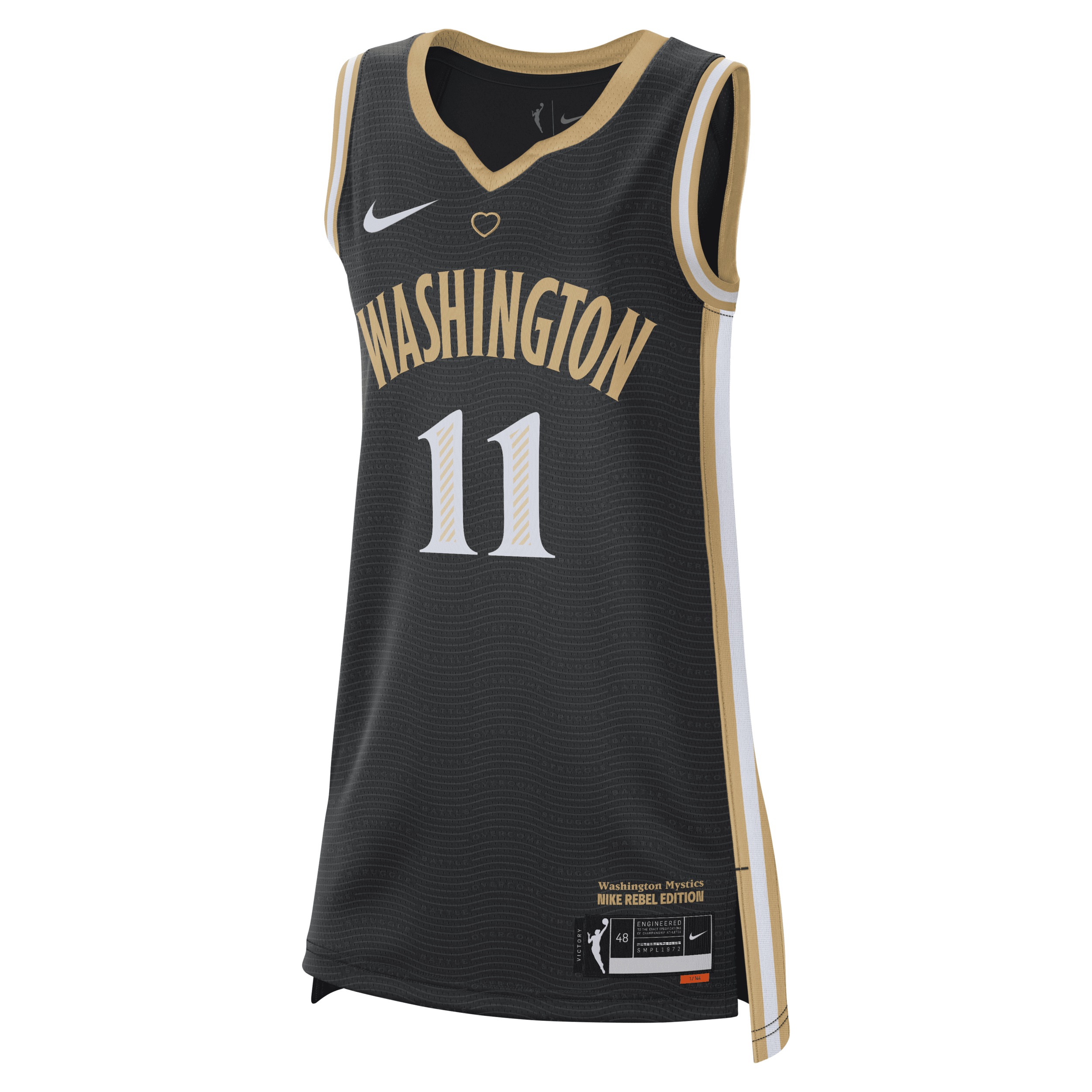 Nike Elena Delle Donne Washington Mystics 2023 Women's Dri-fit Wnba Victory Jersey In Black