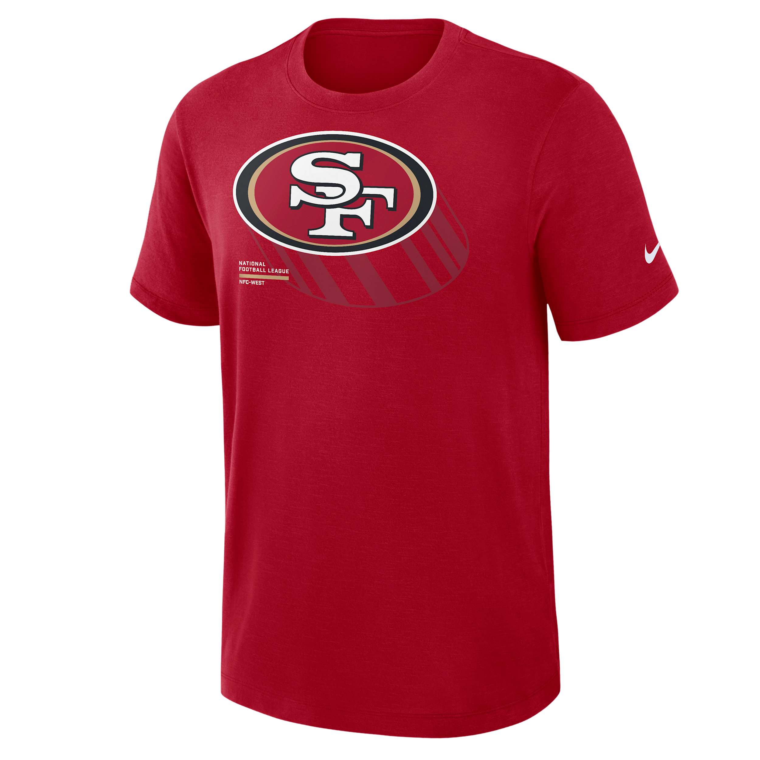 Nike San Francisco 49ers Slub  Men's Dri-fit Nfl T-shirt In Red