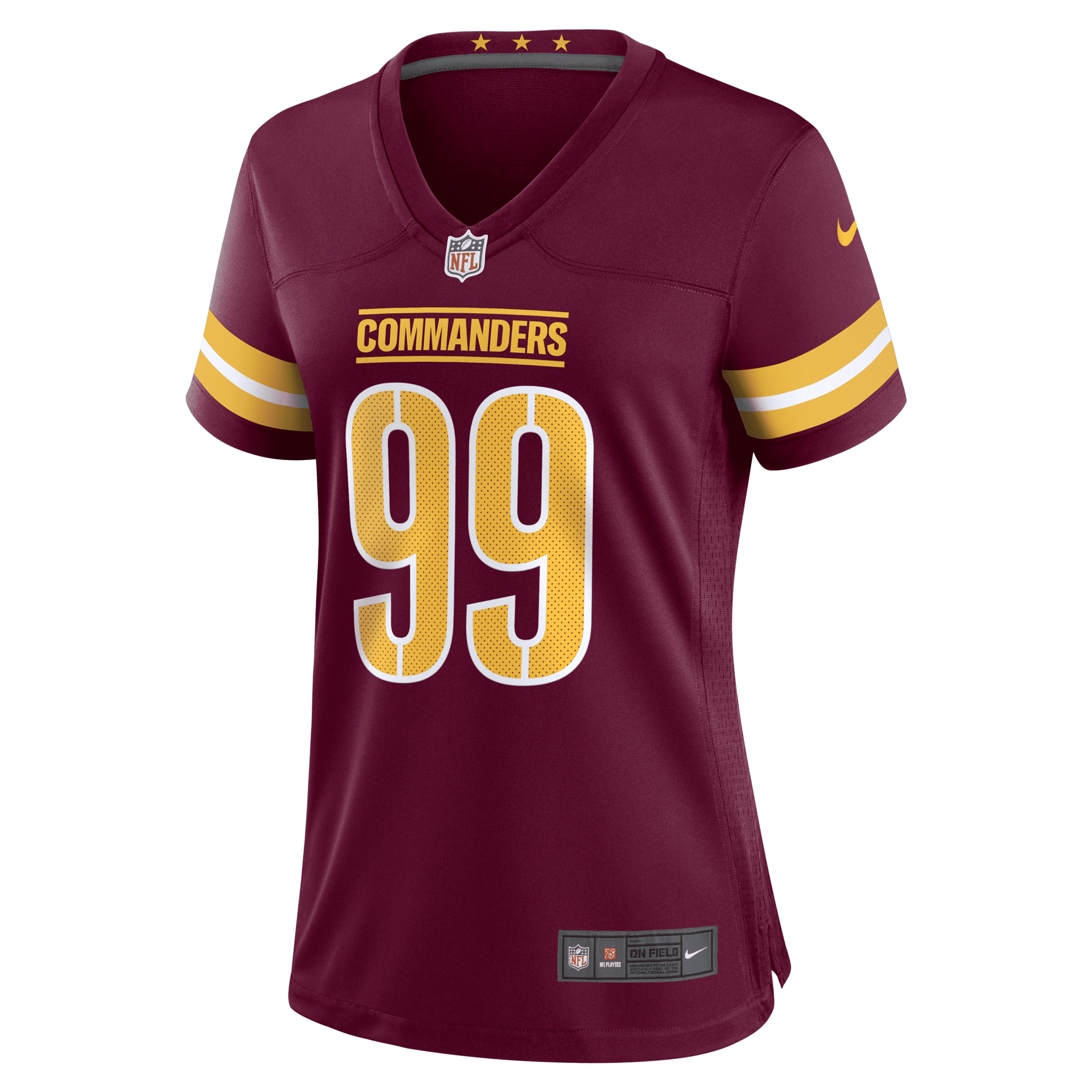 NIKE WOMEN'S NFL WASHINGTON COMMANDERS (CHASE YOUNG) GAME FOOTBALL JERSEY,14181010