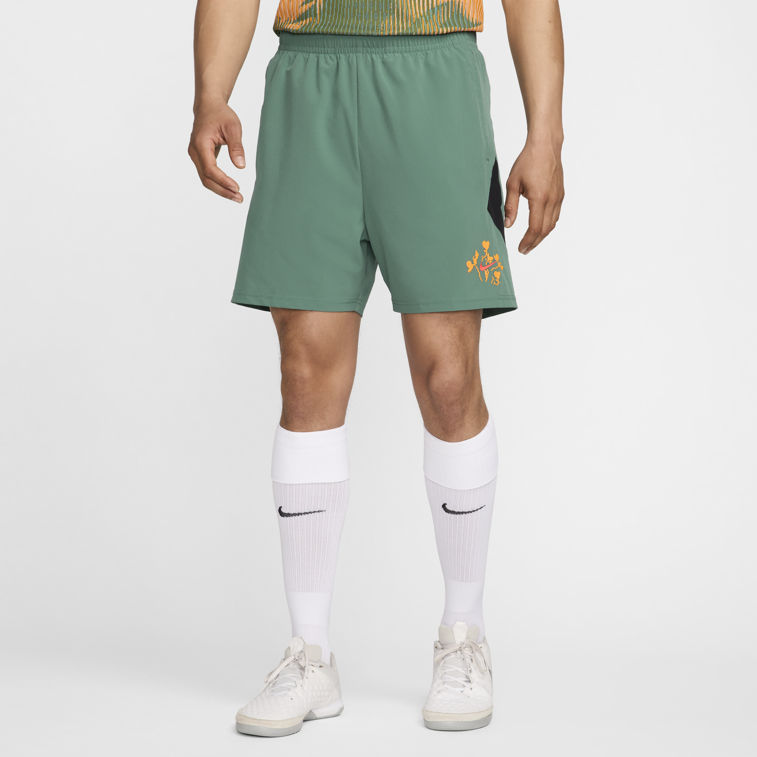 Nike Men's Culture Of Football 5" Dri-fit Soccer Shorts In Green