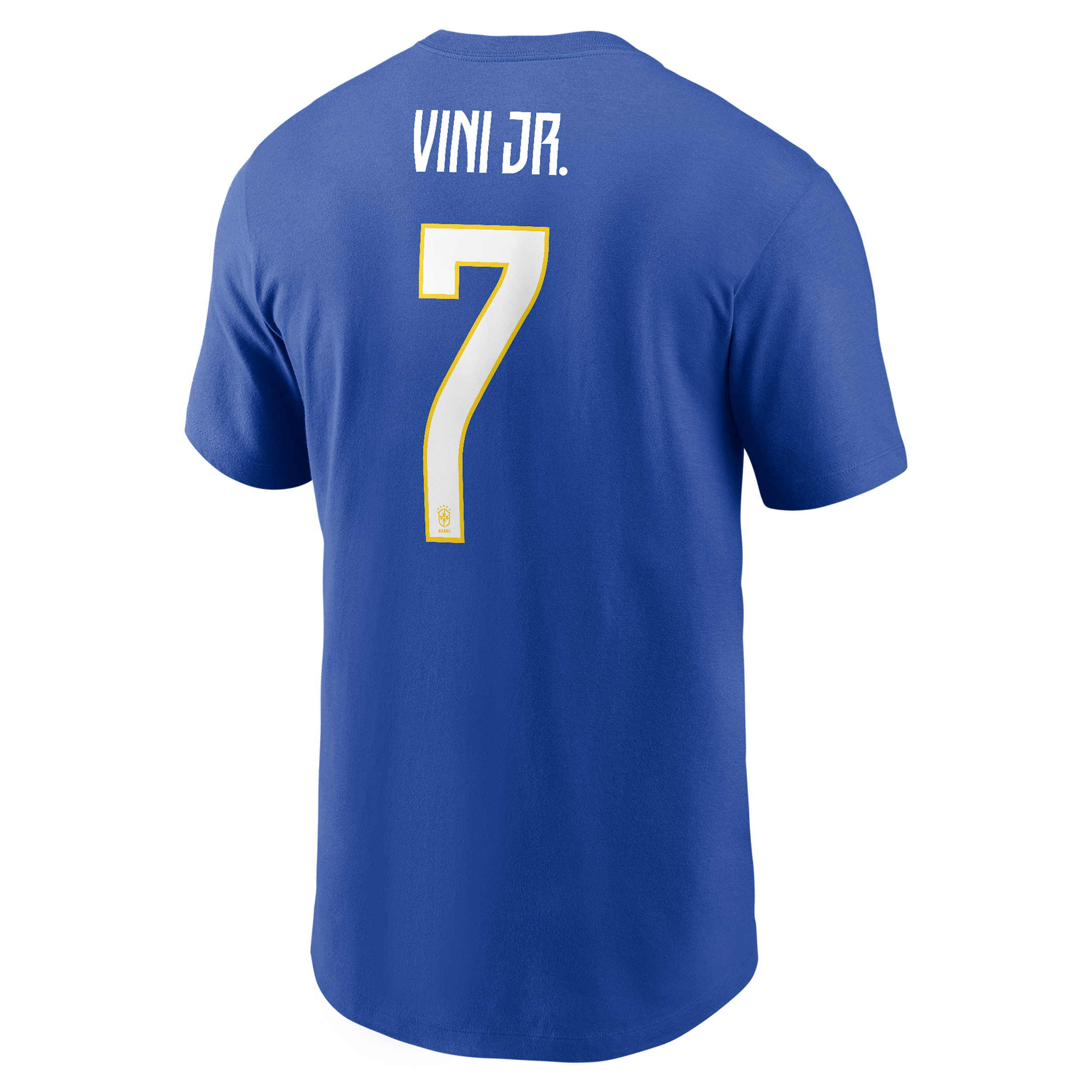 Men's Vini Jr. Brazil Jordan Soccer T-Shirt in Blue | M11332P378FNVI-RYL