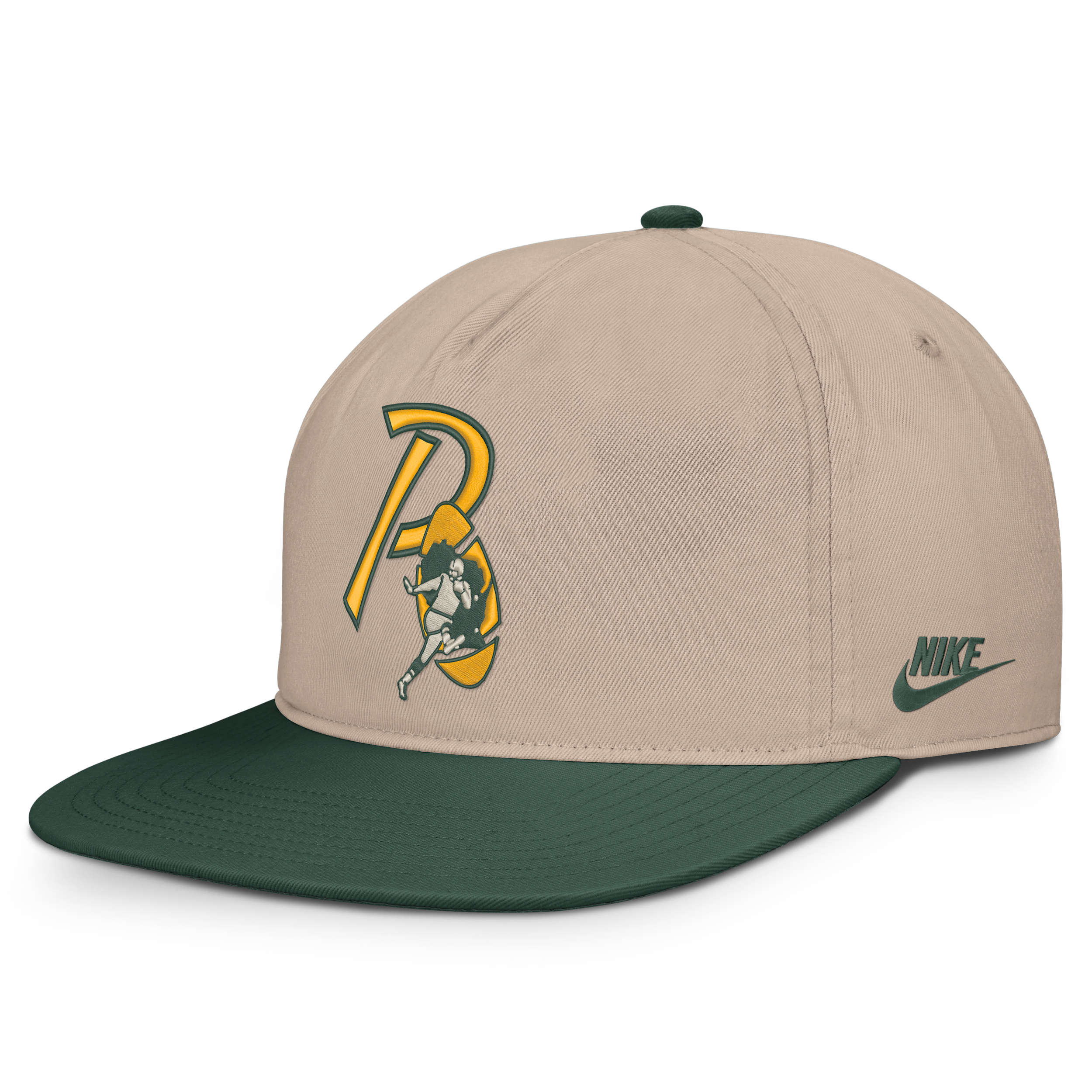 Green Bay Packers Rewind Pro Nike Men's NFL Adjustable Hat in Brown | NF570J2Y7TV-SF5