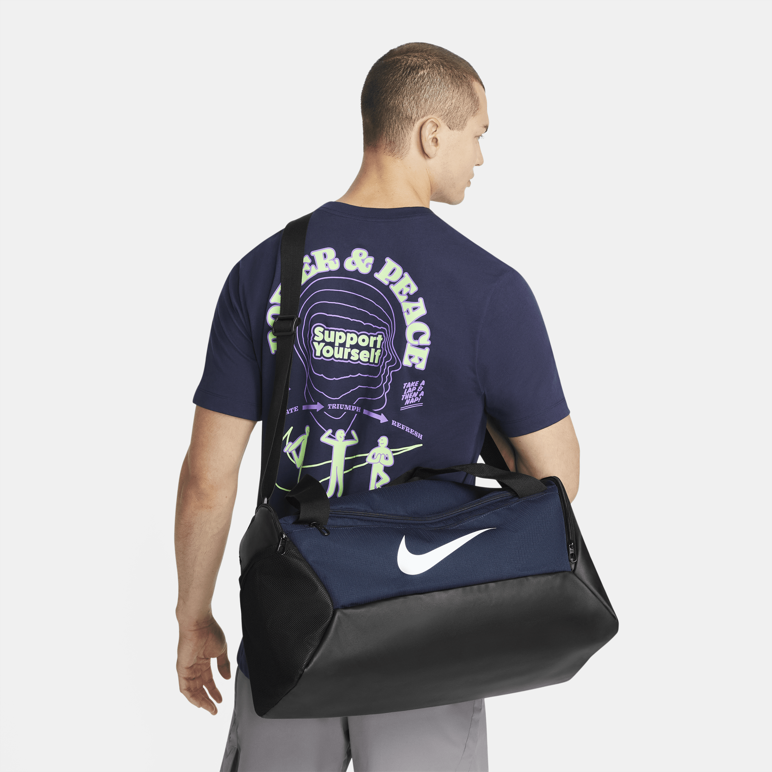 Nike Unisex Brasilia Training Duffel Bag (small, 41l) In Blue