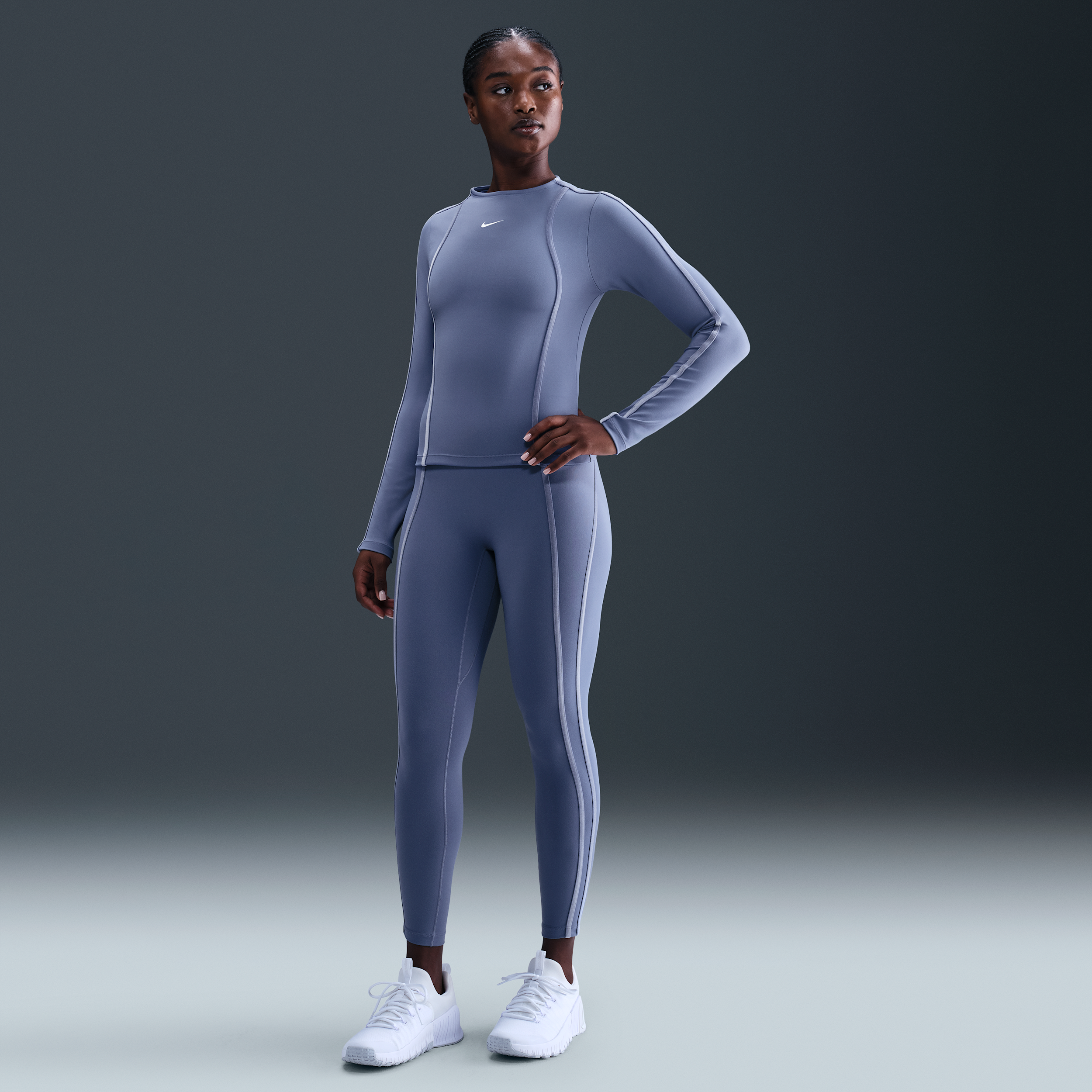 Nike Women's One High-waisted 7/8 Leggings In Blue