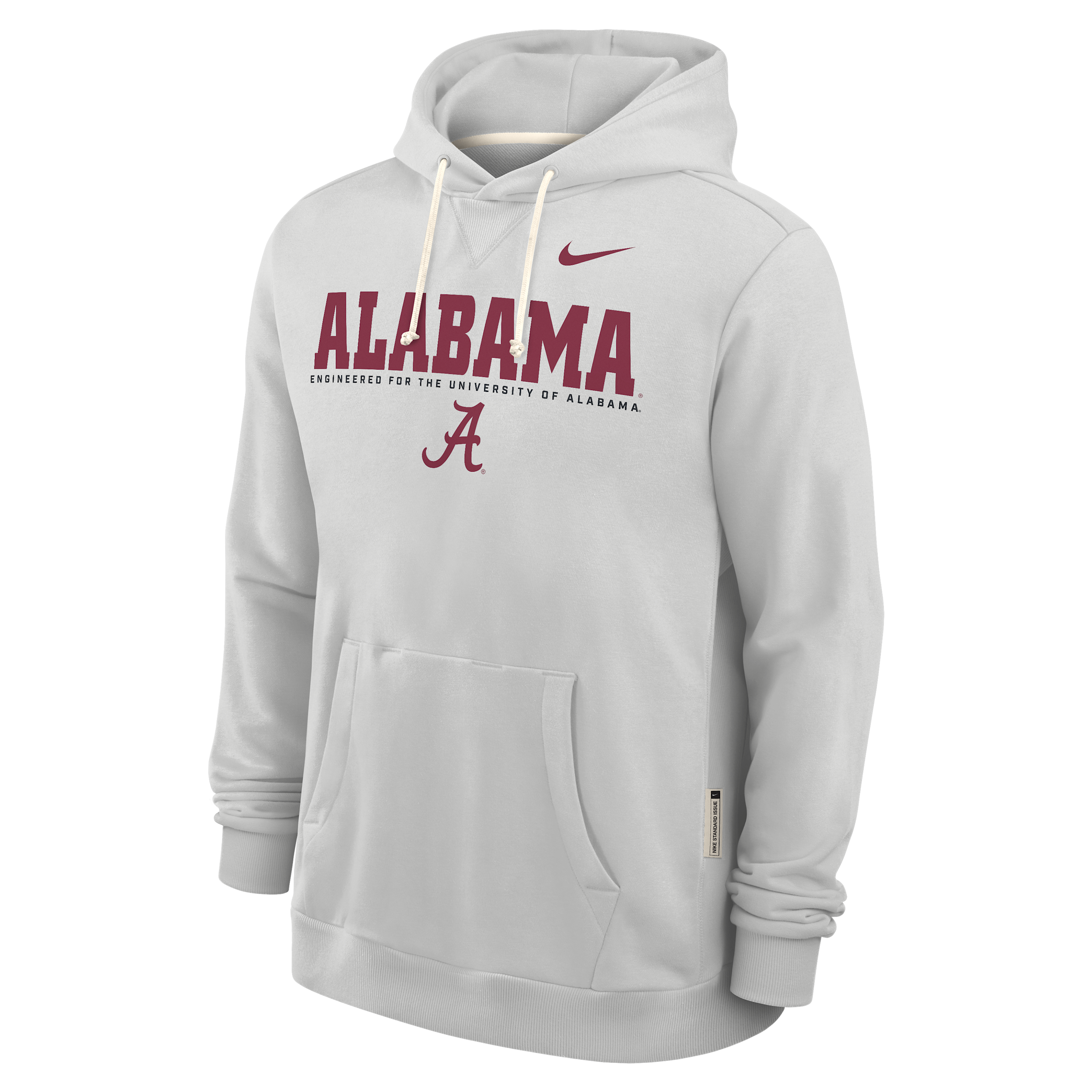 Nike Gray Alabama Crimson Tide 2025 Sideline Standard Issue Dri-fit Hoodie In Gray