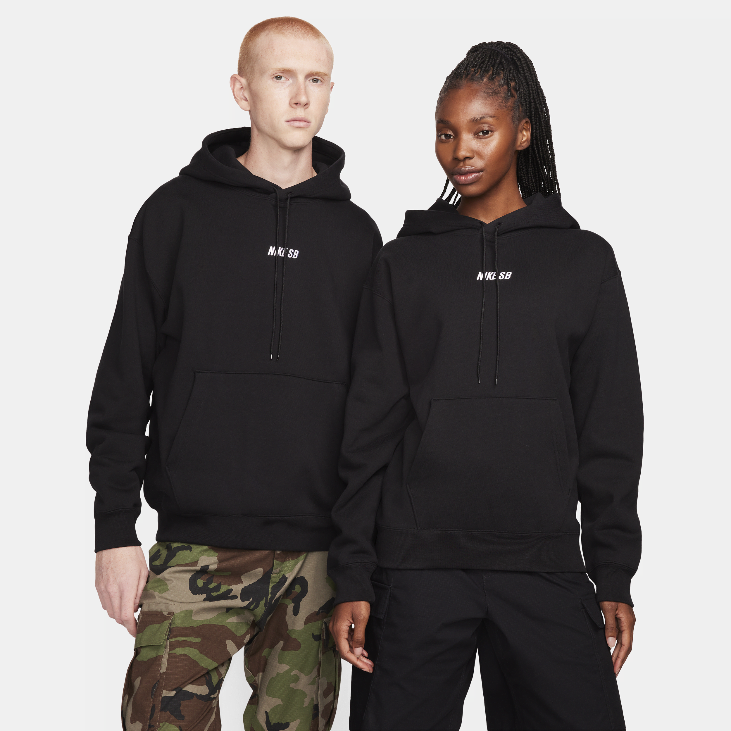 Nike Unisex  Sb Fleece Pullover Skate Hoodie In Black