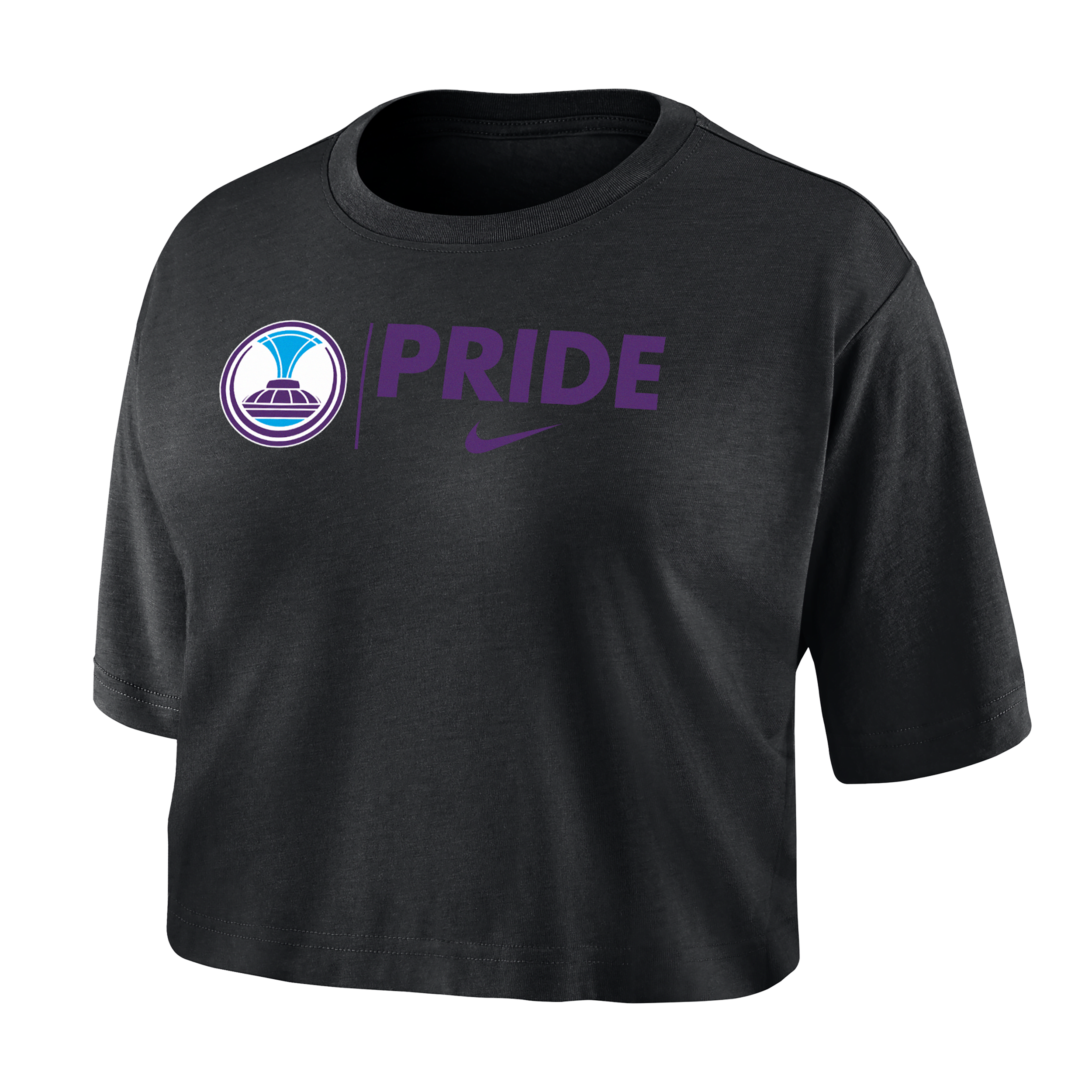 Nike Orlando Pride  Women's Dri-fit Soccer Cropped T-shirt In Black