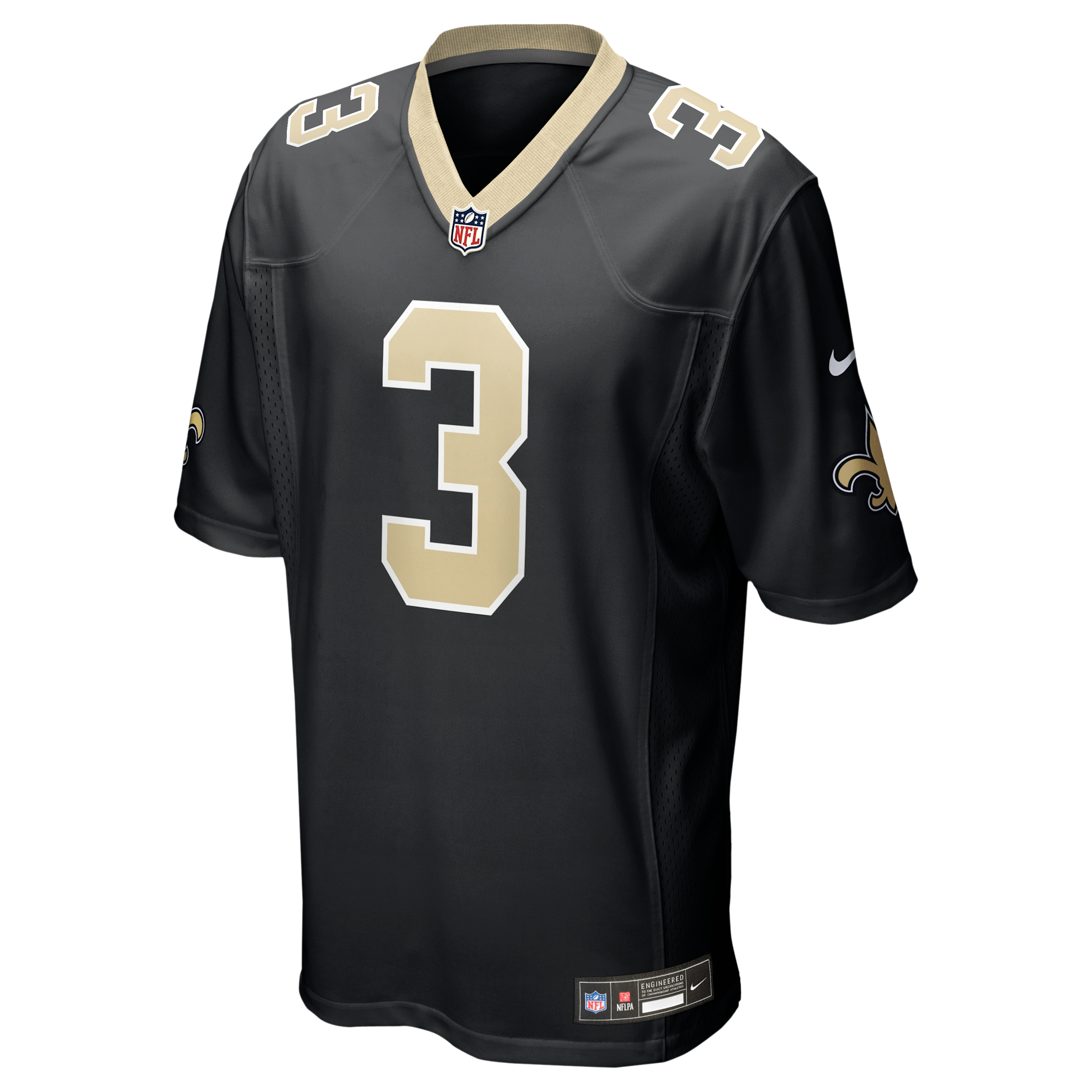 Travis Etienne Jr. New Orleans Saints Nike Men's NFL Game Jersey in Black | 67NMNSGH7WF-SE4