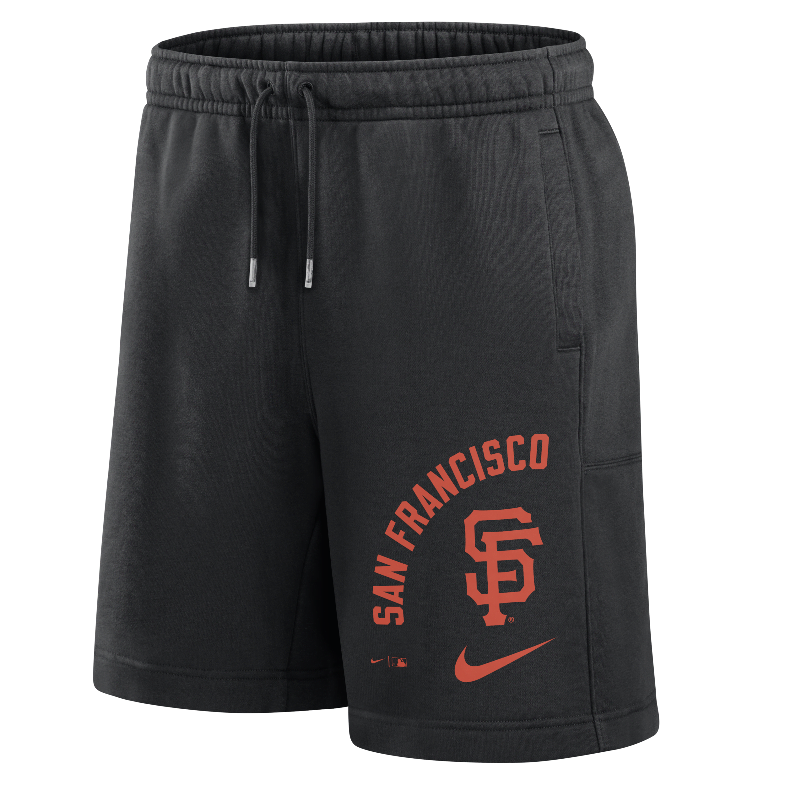 Nike San Francisco Giants Arched Kicker  Men's Mlb Shorts In Black