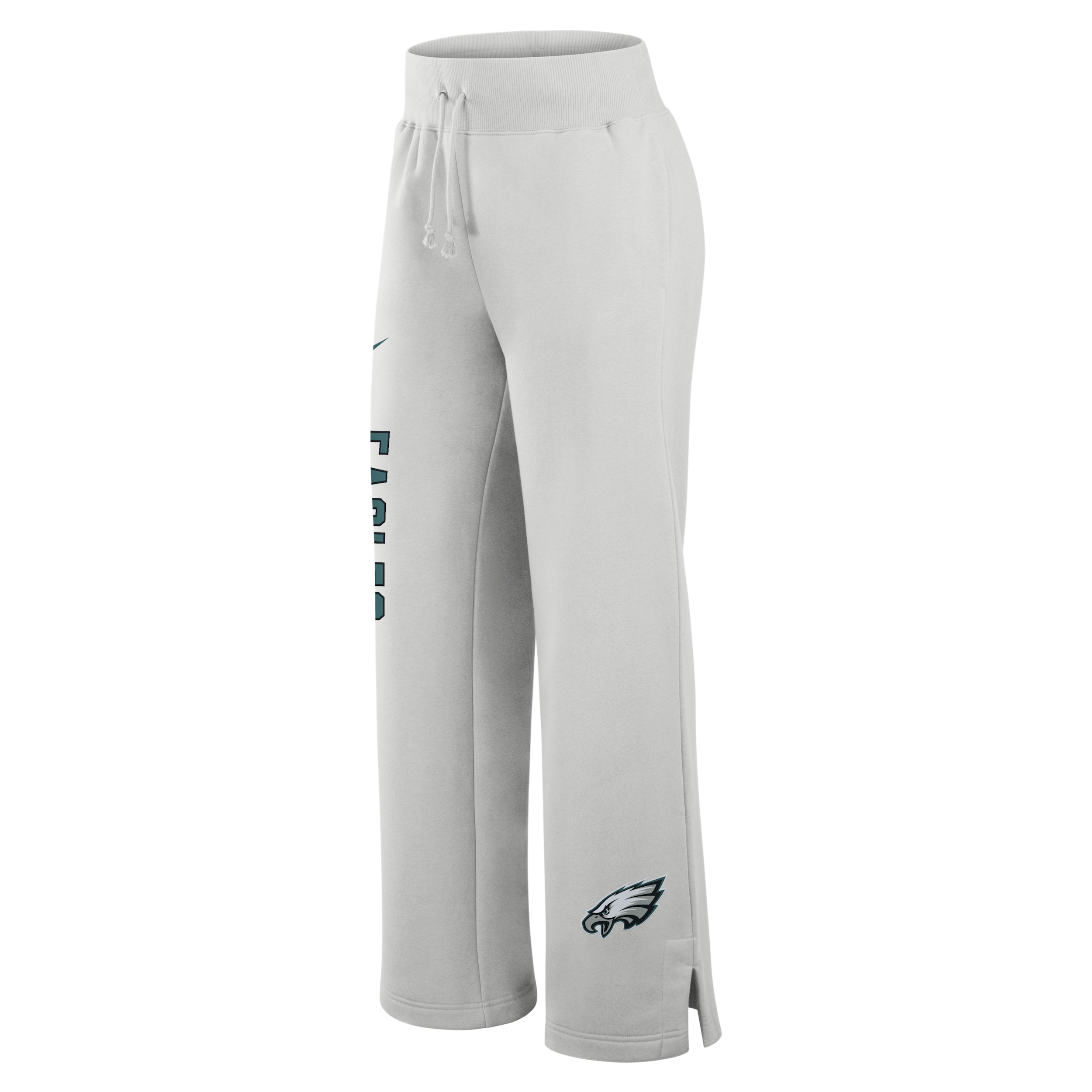 Philadelphia Eagles Primetime Phoenix Wide-Leg Nike Women's NFL Sweatpants in Grey | 027E0BB86-VZL
