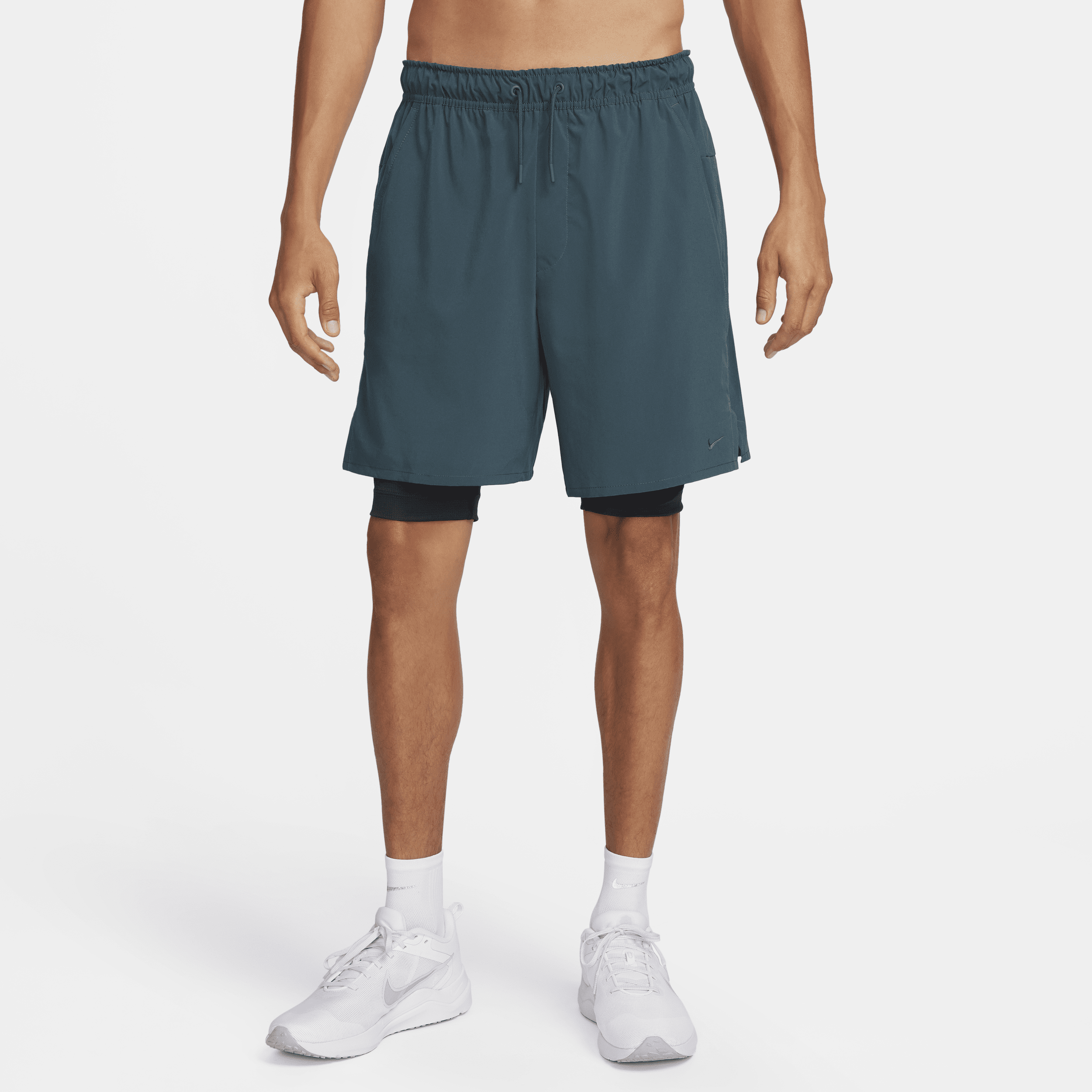 Nike Men's Unlimited Dri-fit 7" 2-in-1 Versatile Shorts In Green