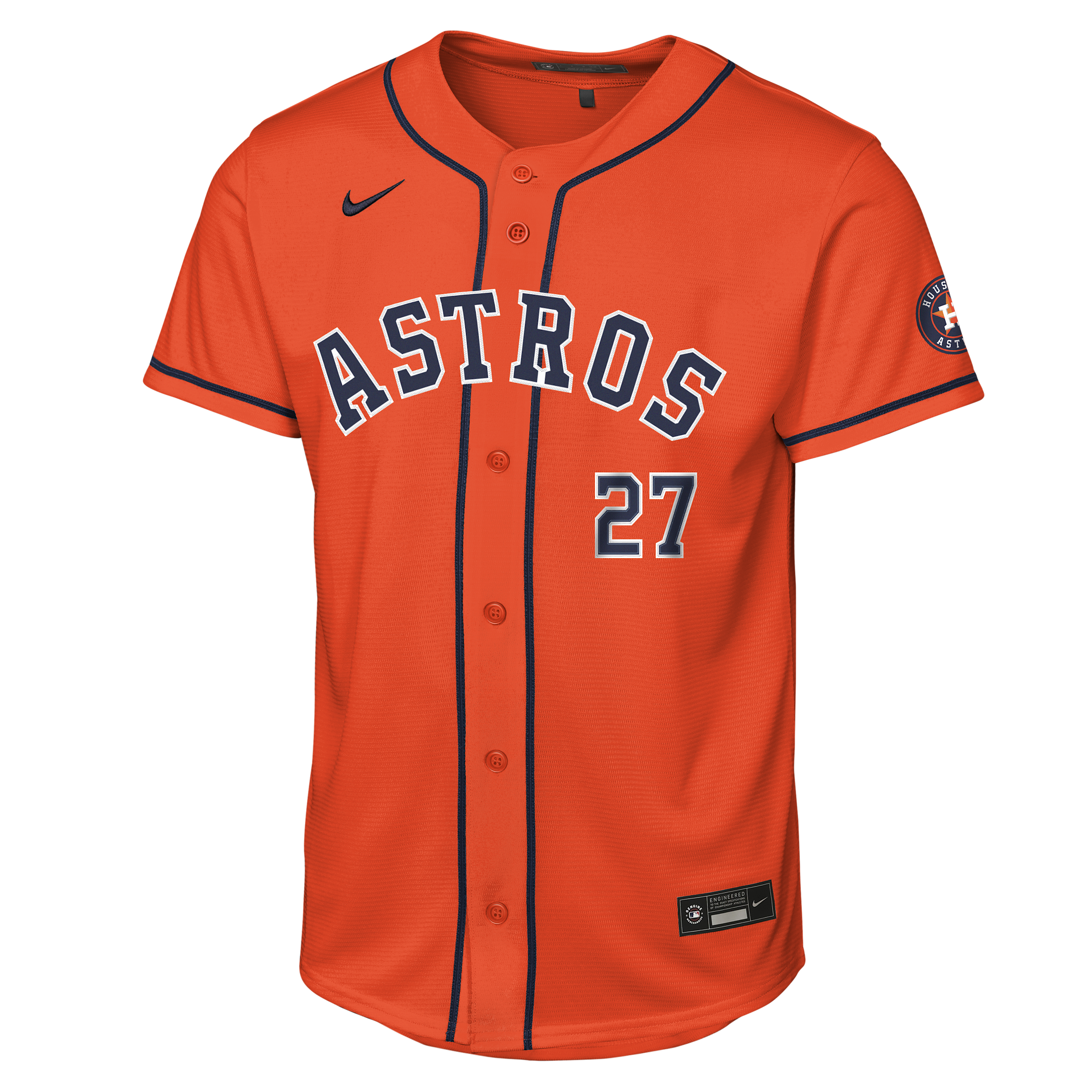 Nike Big Boys and Girls Jose Altuve Orange Houston Astros Alternate Stadium Jersey - Orange