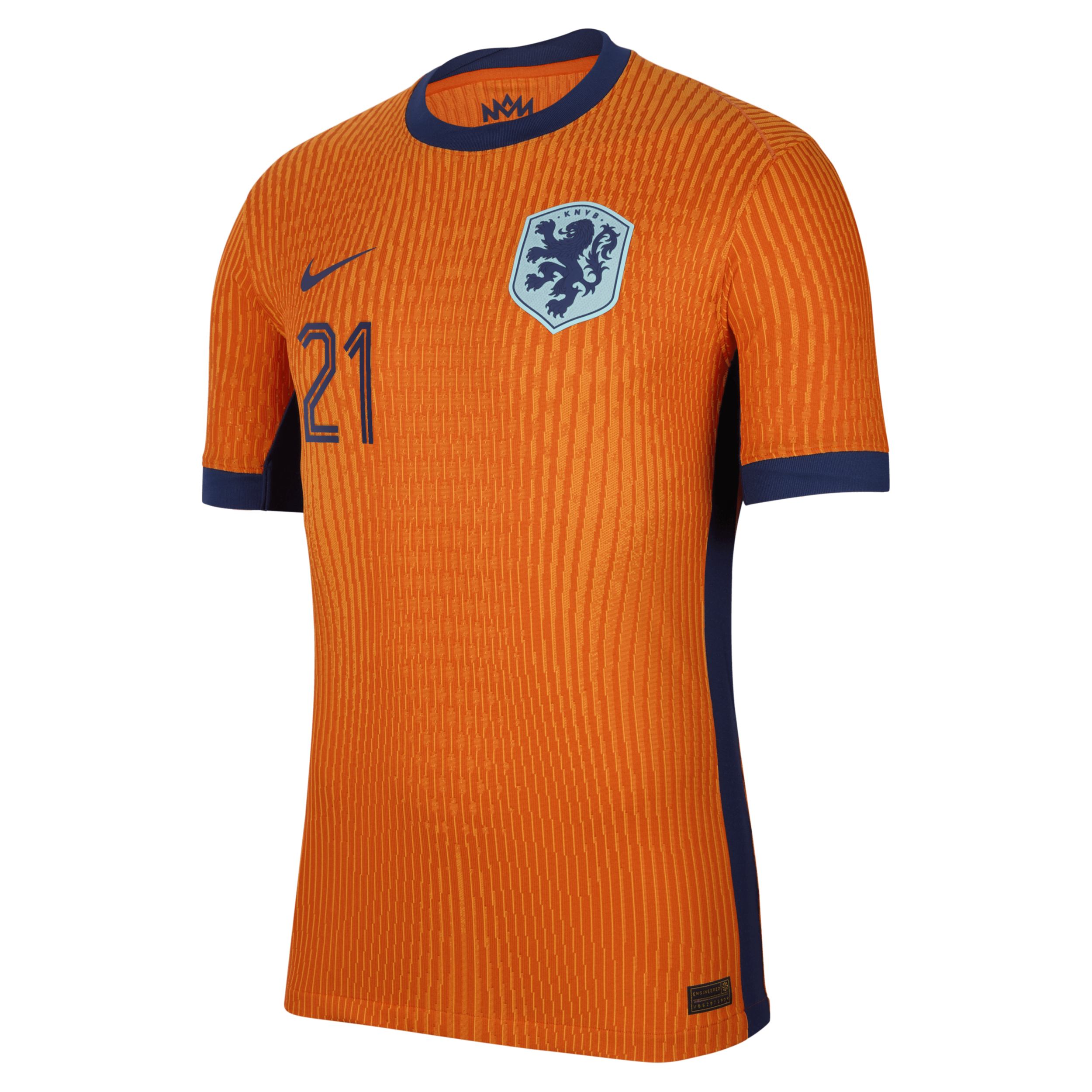 Shop Nike Frenkie De Jong Netherlands National Team 2024 Match Home  Men's Dri-fit Adv Soccer Jersey In Orange
