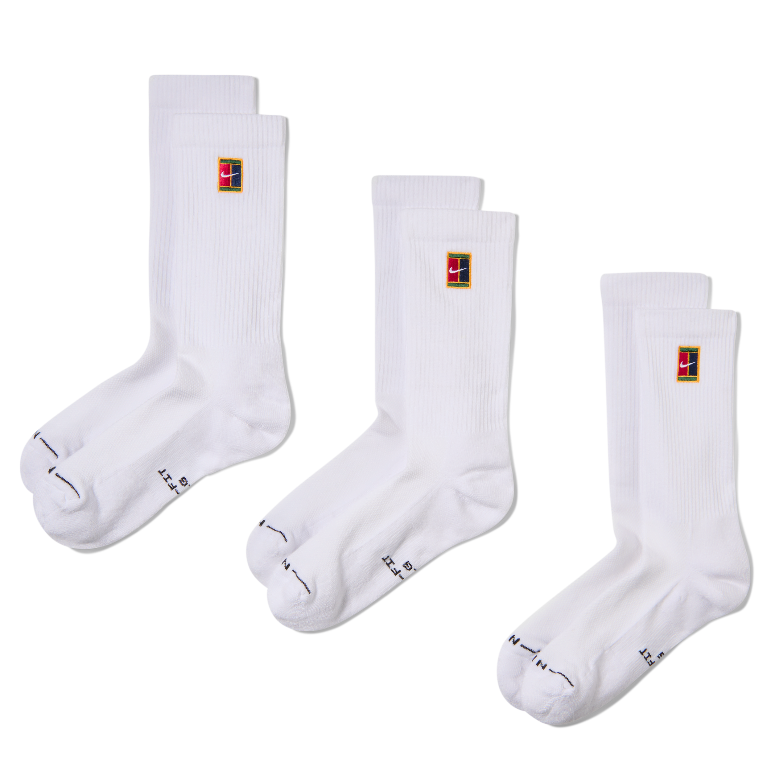 Nike Unisex Everyday Elevated Crew Socks (3 Pairs) in Multicolor | IH8633-901