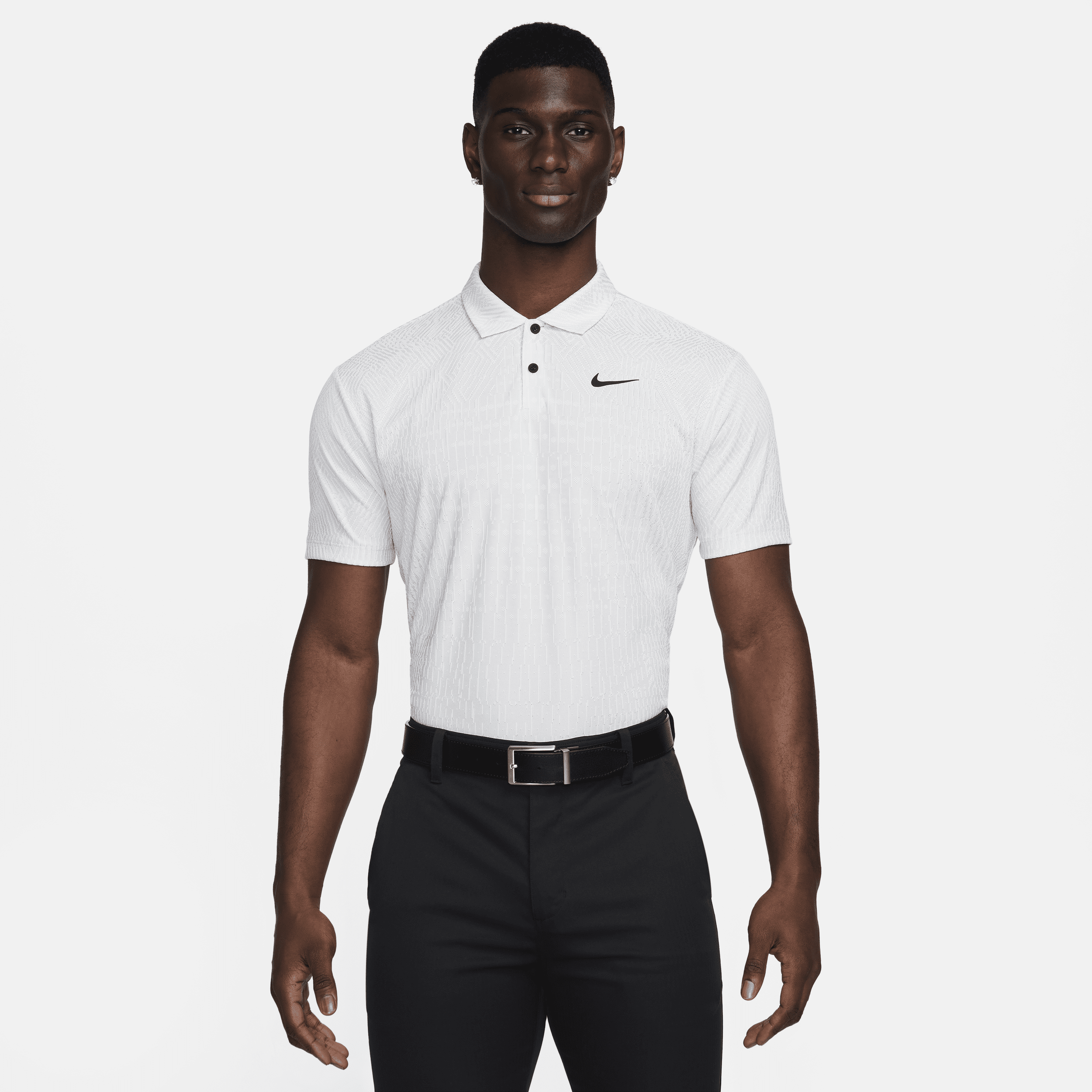 Shop Nike Men's Tour Dri-fit Adv Golf Polo In White
