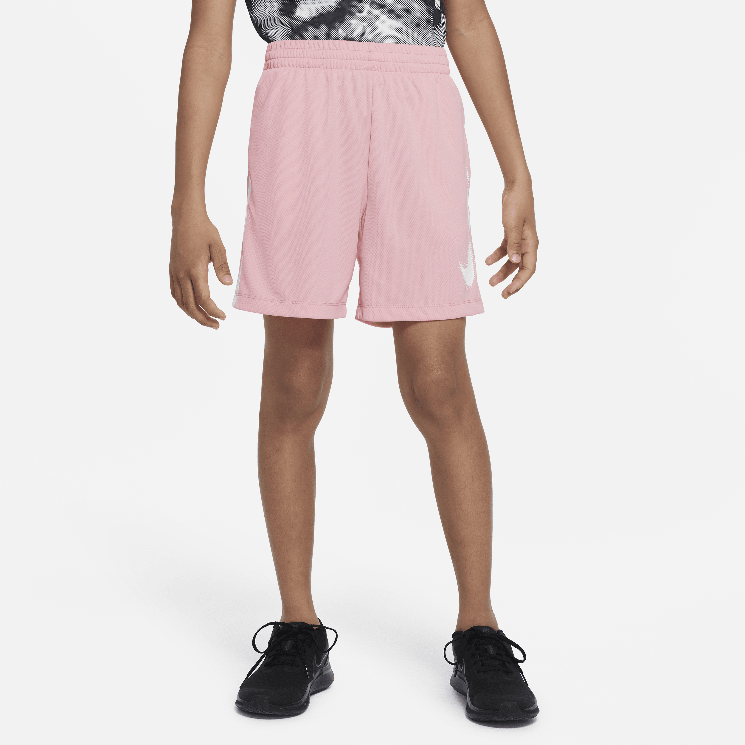 Nike Multi Big Kids' (boys') Dri-fit Graphic Training Shorts In Pink