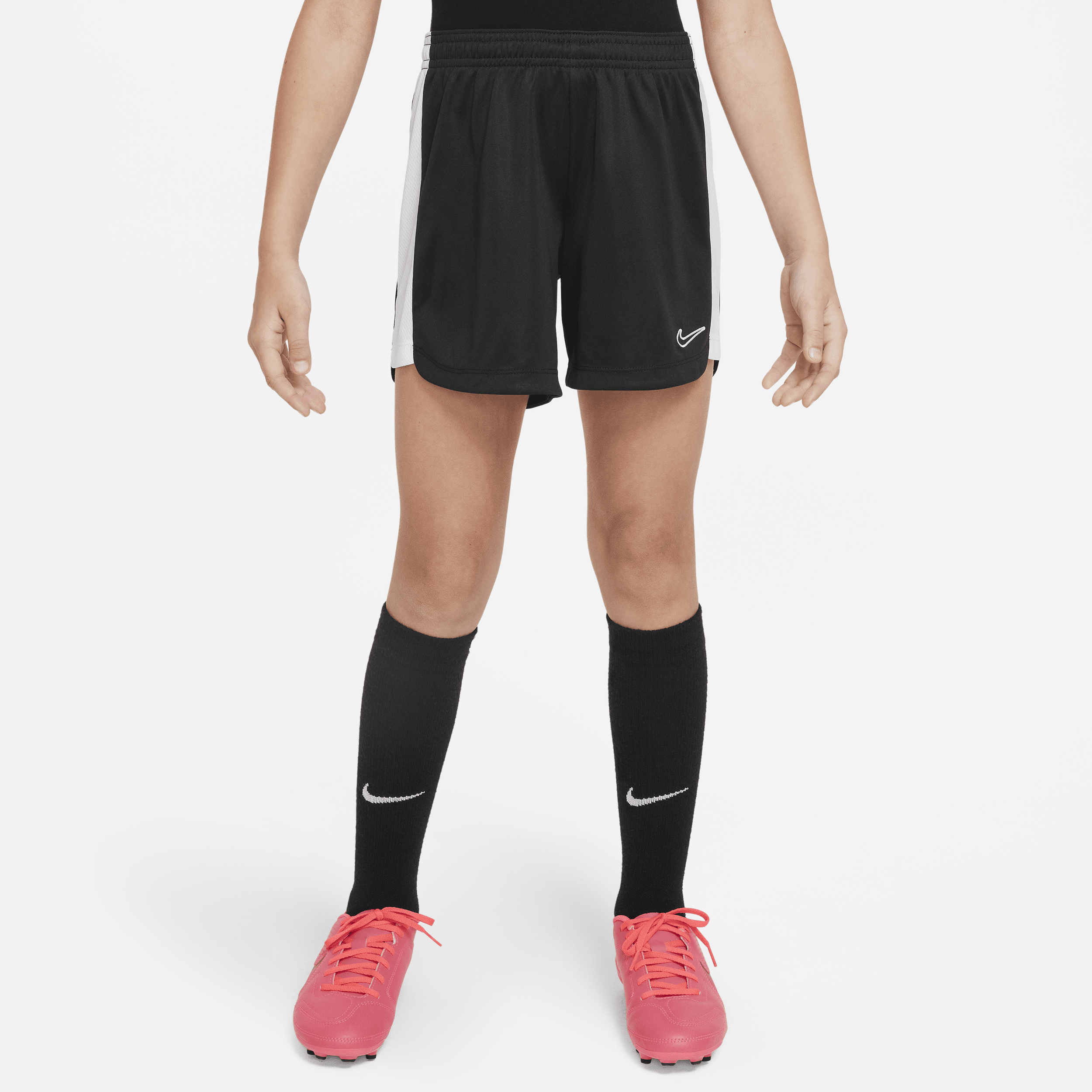 Nike Dri-fit Academy 23 Big Kids' (girls') Soccer Shorts In Black