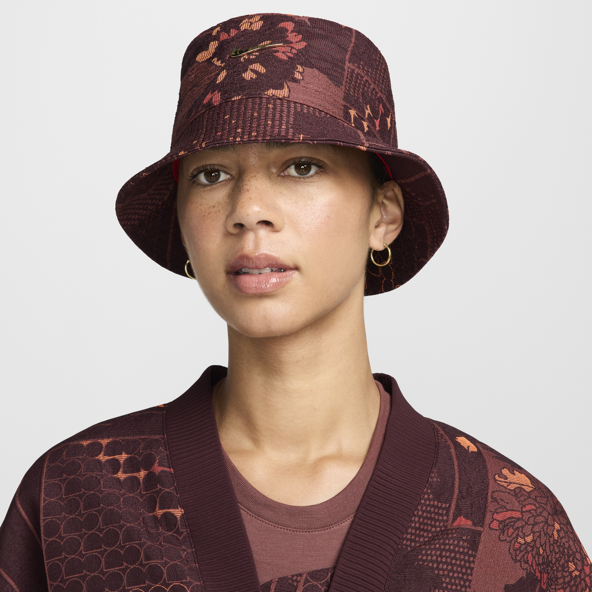 Nike Unisex Naomi Osaka Apex Bucket Hat In Red