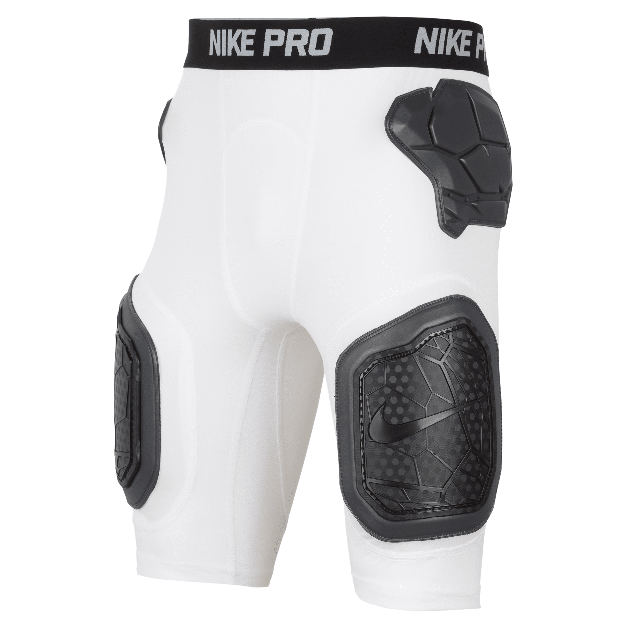 Nike Pro Big Kids' (boys') Hyperstrong Football Shorts In White
