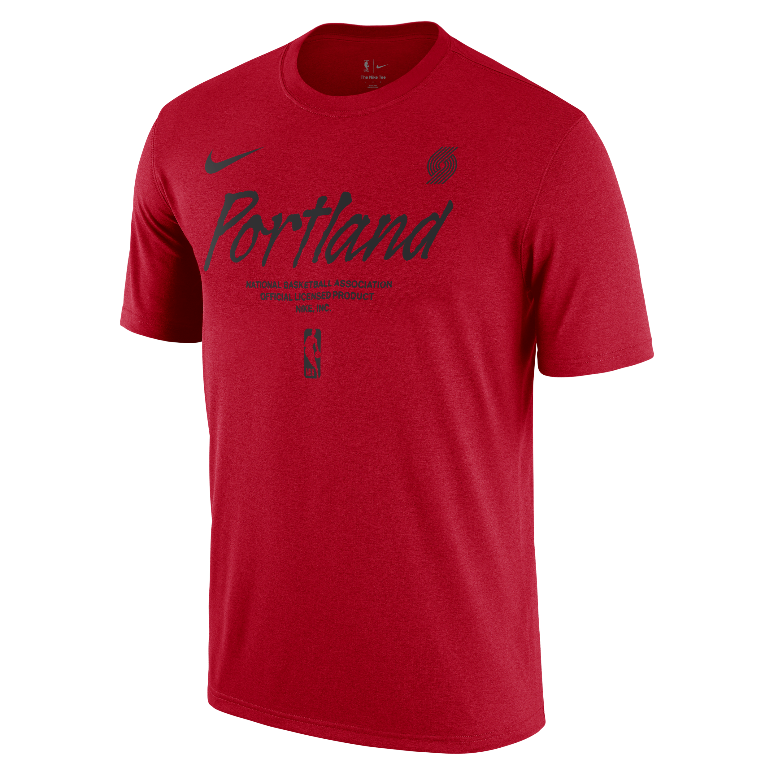 Nike Portland Trail Blazers Essential  Men's Nba T-shirt In Red