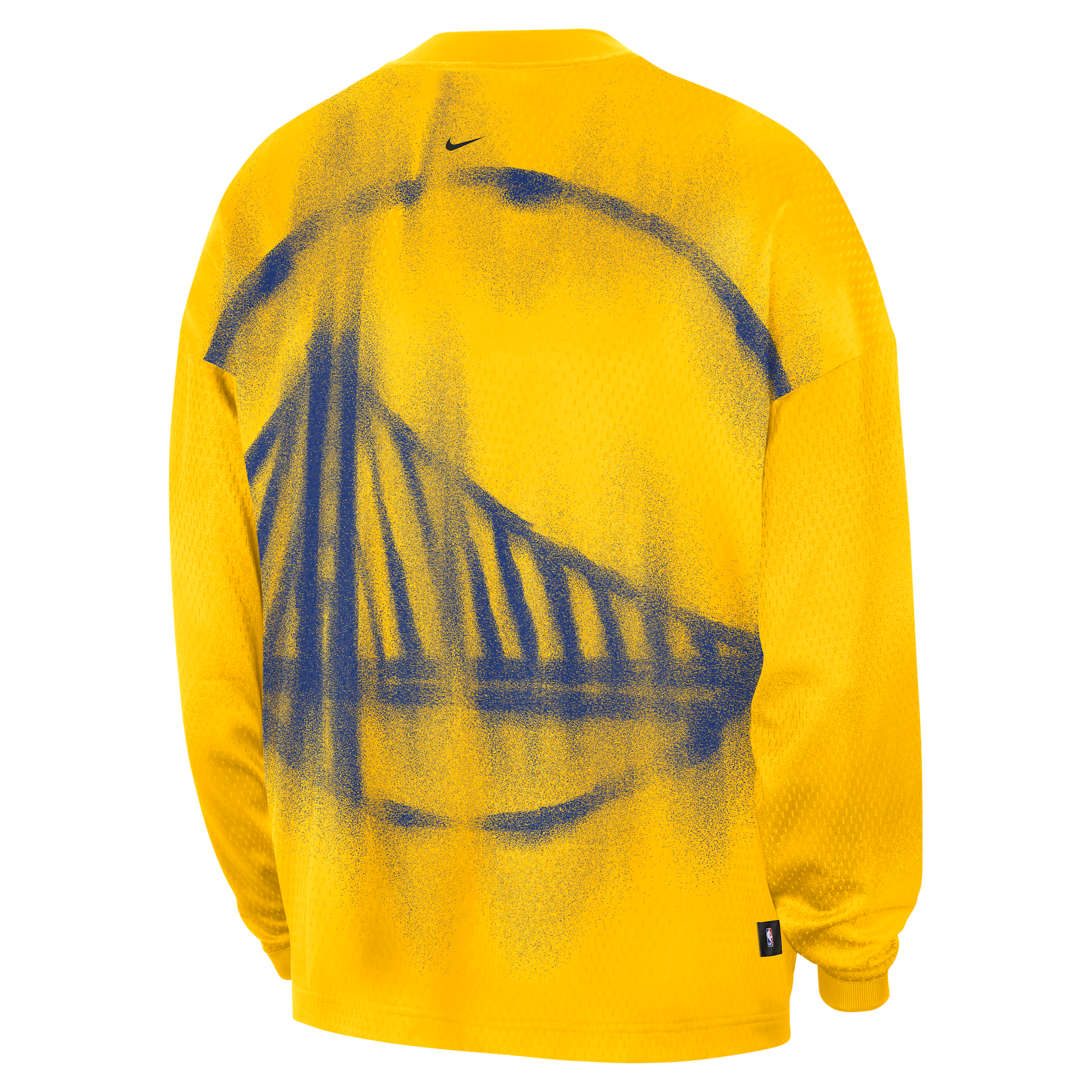 Men's Nike Gold Golden State Warriors 2026/27 Standard Issue Pre-Game Performance Long Sleeve T-Shirt