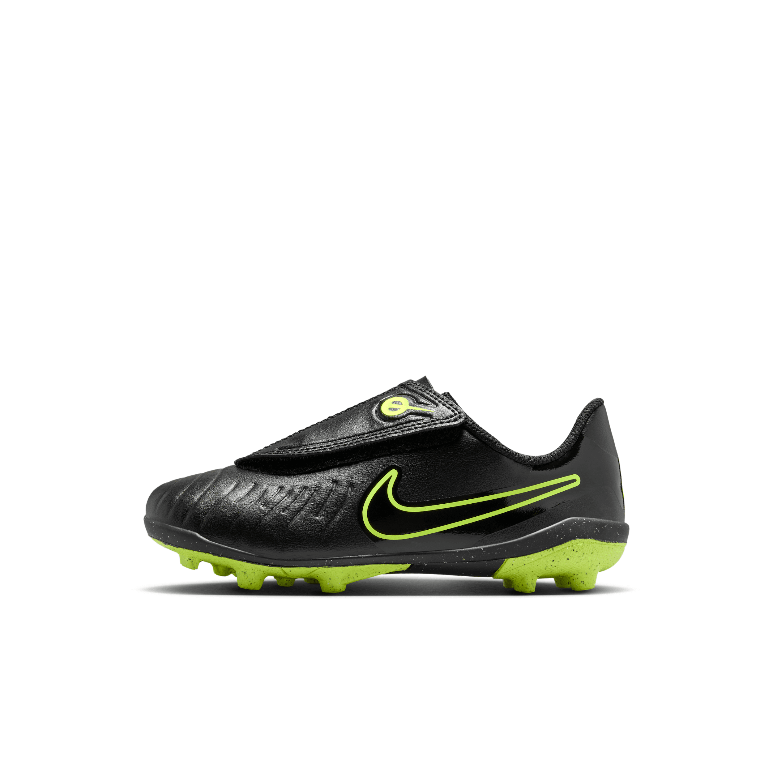 Nike Jr. Tiempo Legend 10 Club Little Kids' Multi-ground Low Top Soccer Cleats In Black