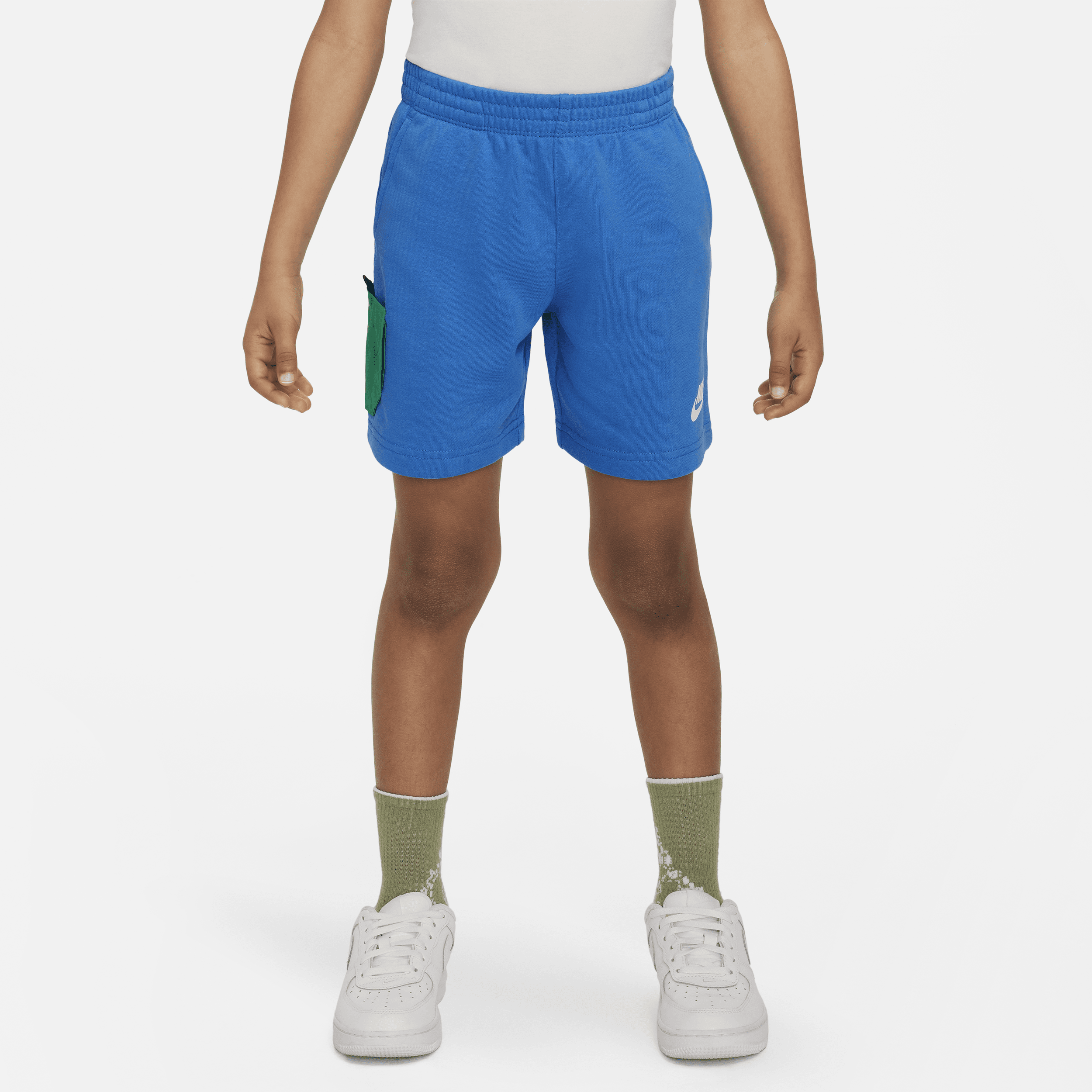 Nike Sportswear Little Kids' French Terry Shorts In Blue