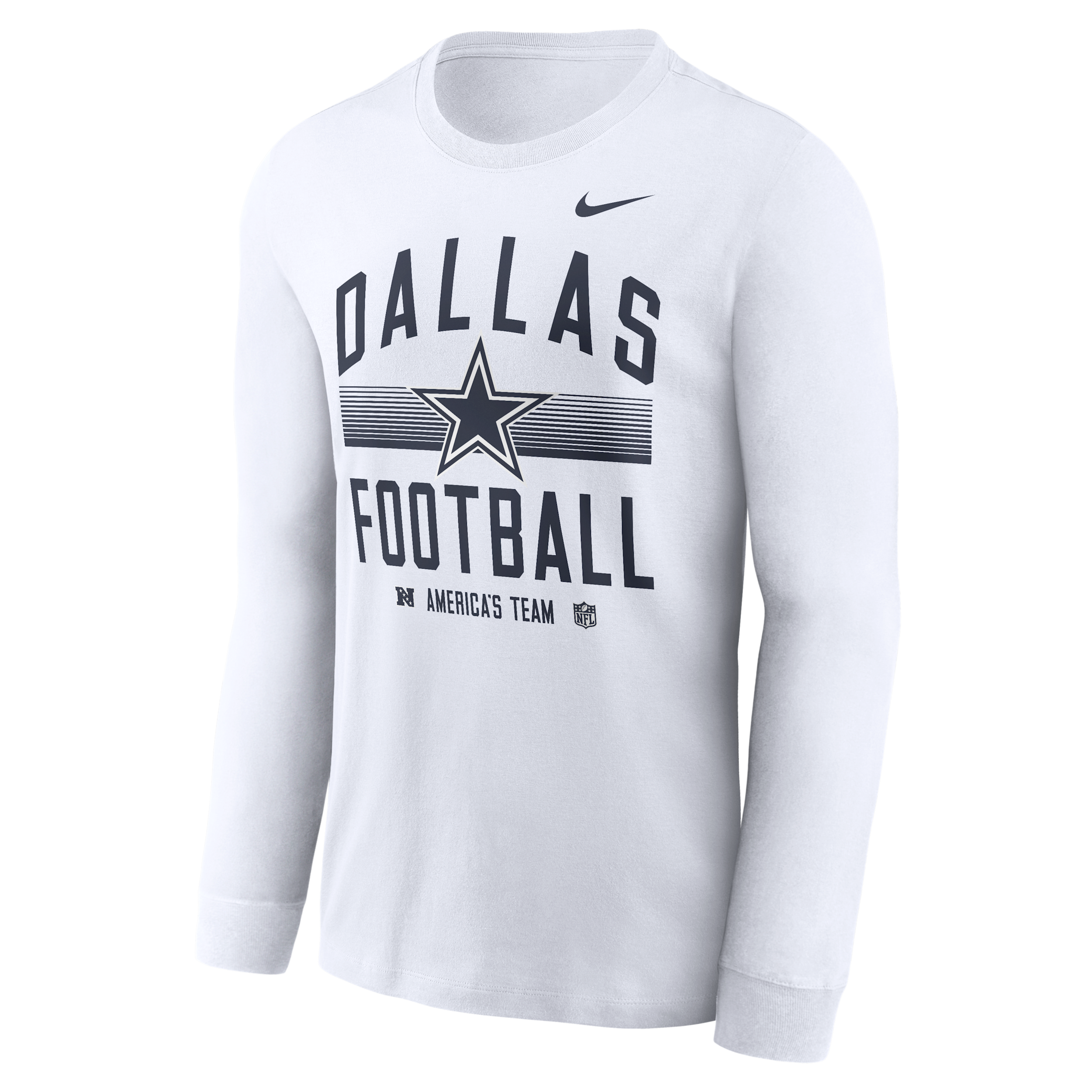 Dallas Cowboys Essential Nike Men's Dri-FIT NFL Long-Sleeve T-Shirt in Grey | NKAC10A7RD-CWK