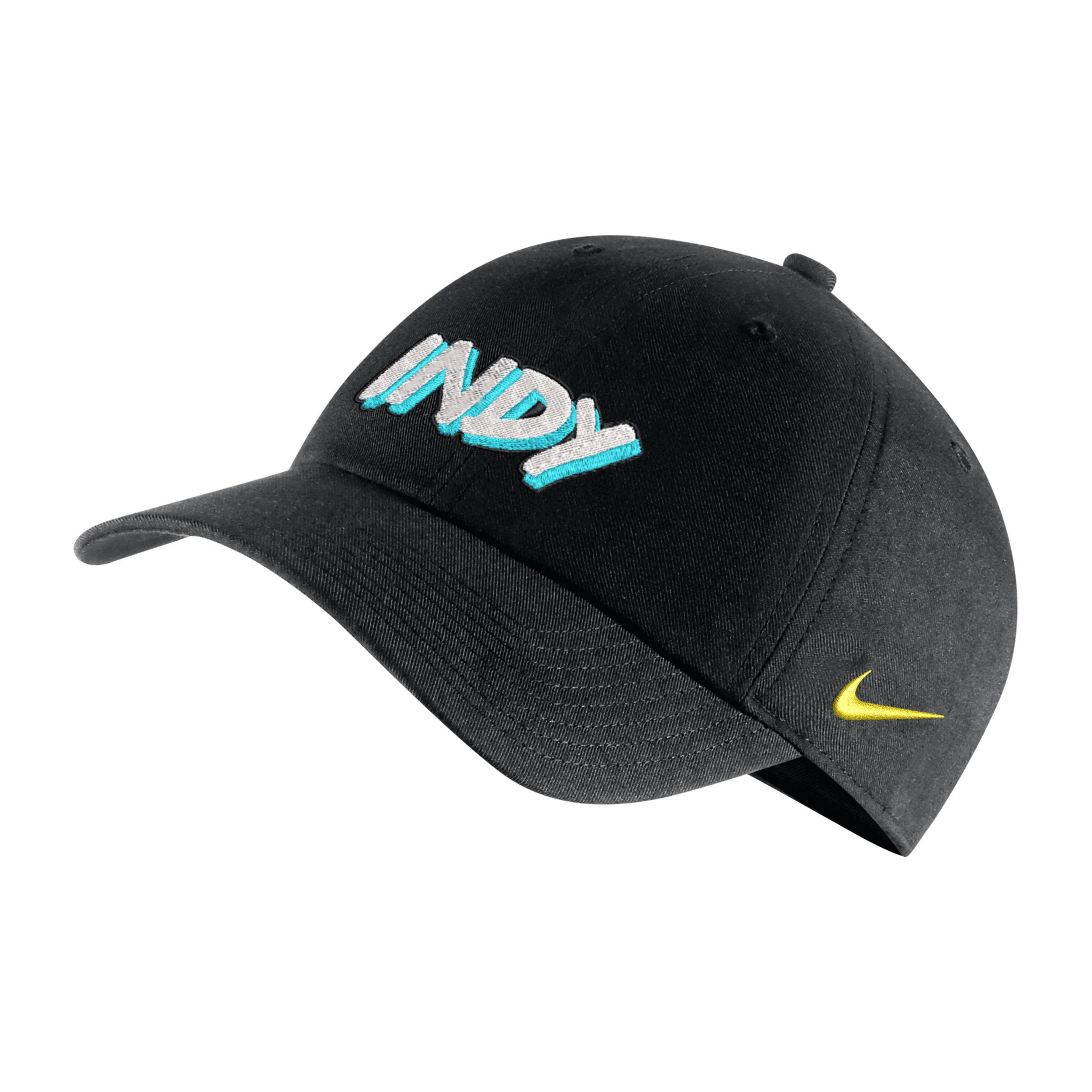 Nike Indiana Pacers City Edition  Unisex Nba Adjustable Cap In Black