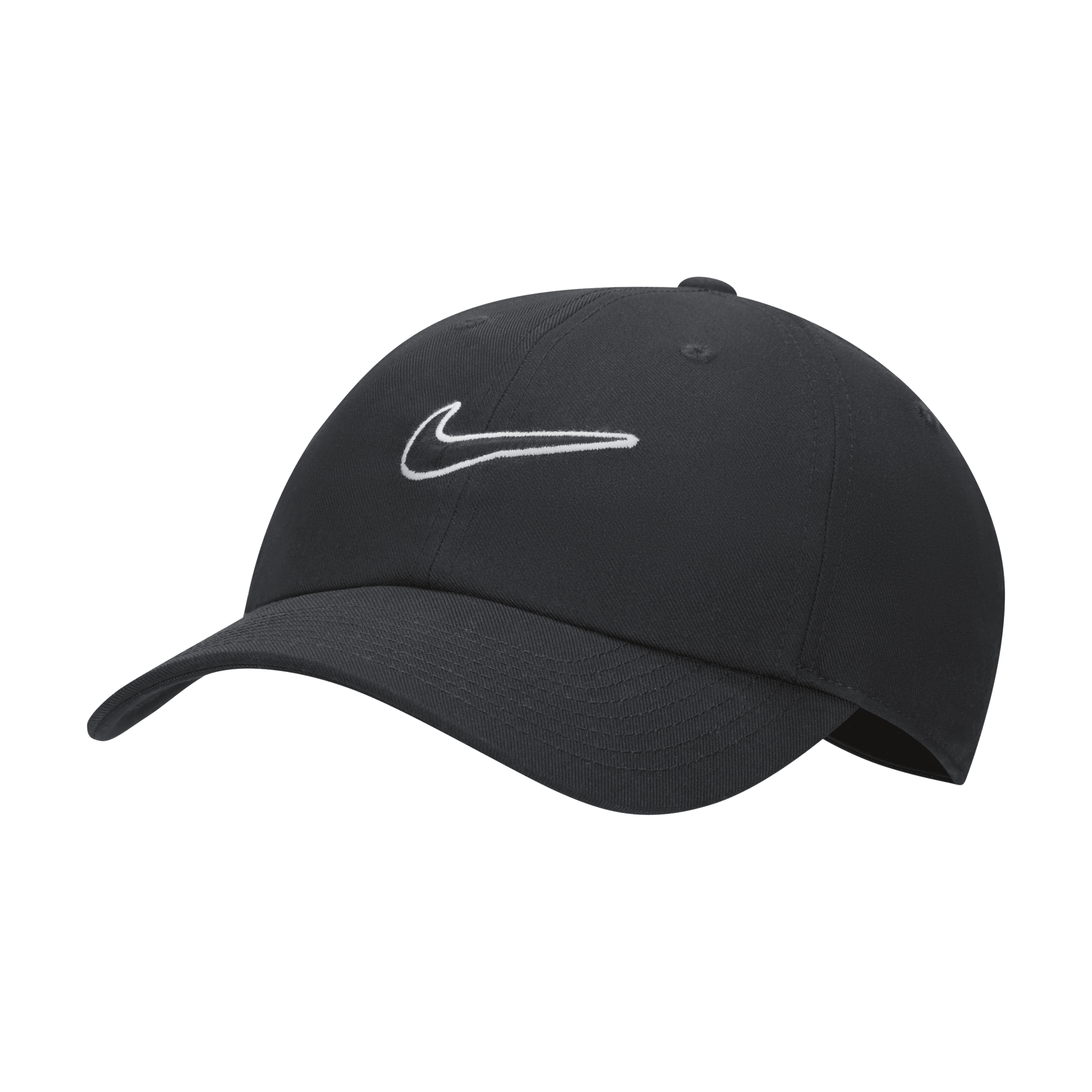 Nike Unisex Club Unstructured Swoosh Cap in Black | FB5369-010