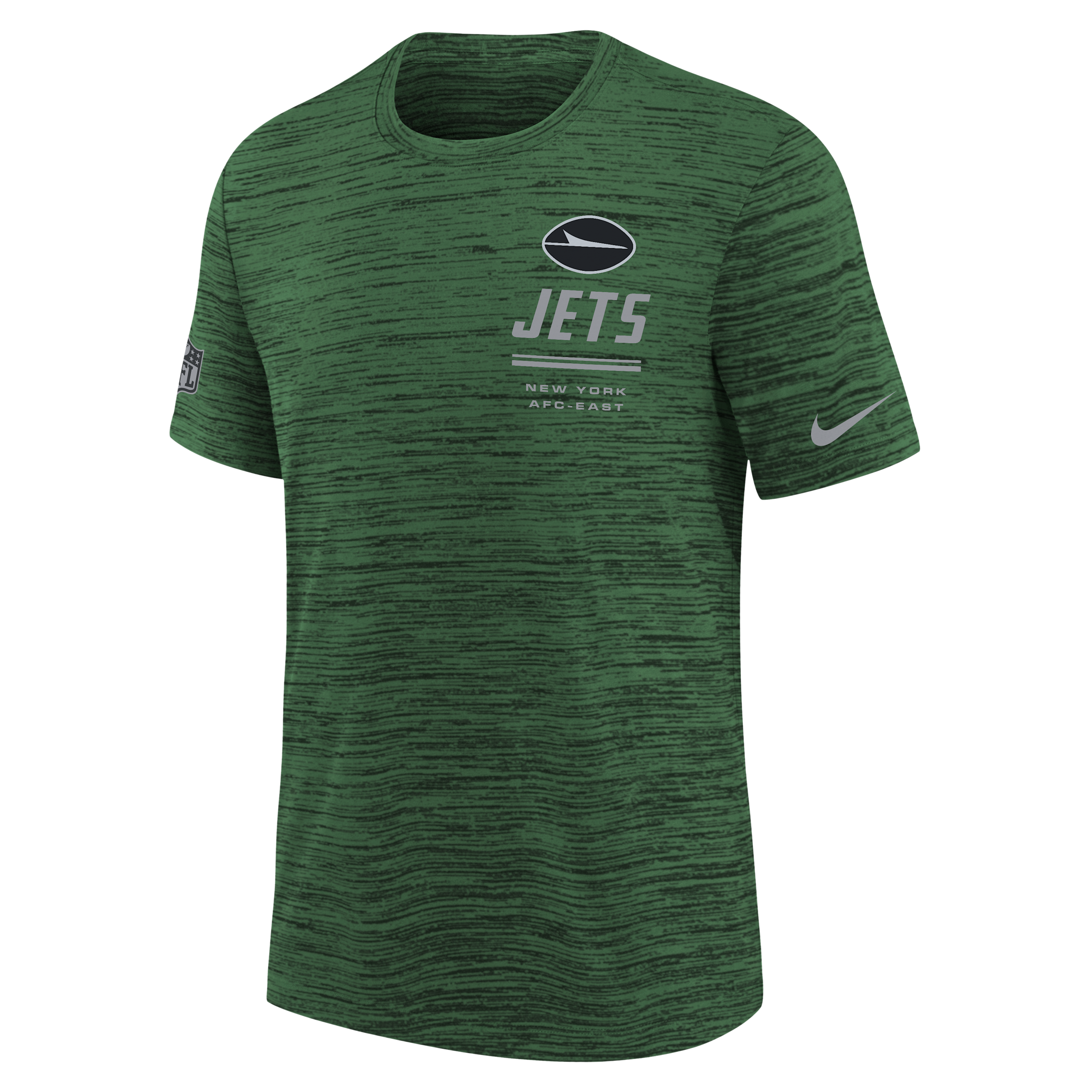 New York Jets Sideline Team Issue Velocity Big Kids' Nike Dri-FIT NFL T-Shirt in Green | Z1B7NFRKNYJ-NFY