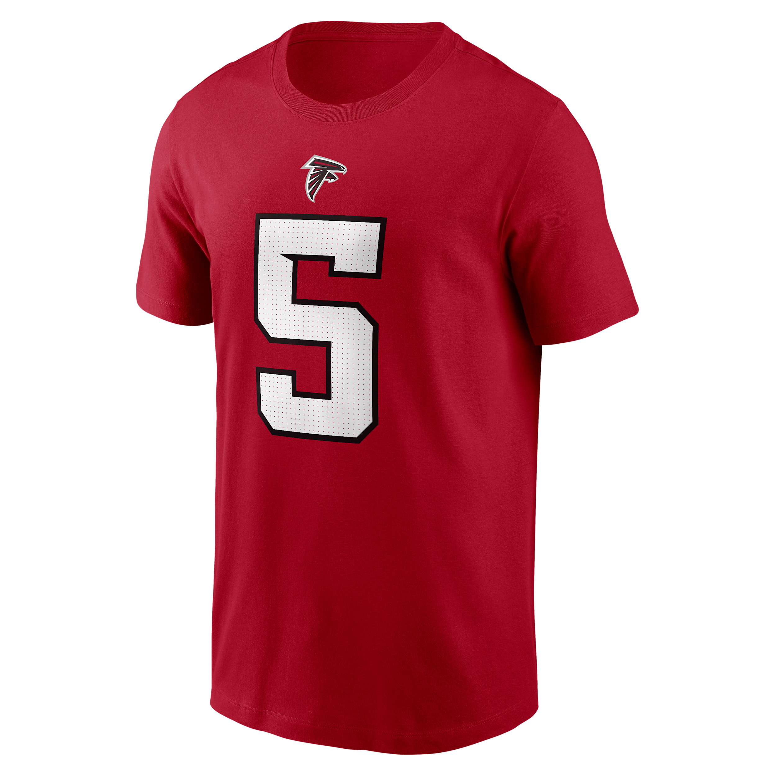 Nike Men's Atlanta Falcons Drake London Name & Number Short-Sleeve Crewneck T-Shirt - Red