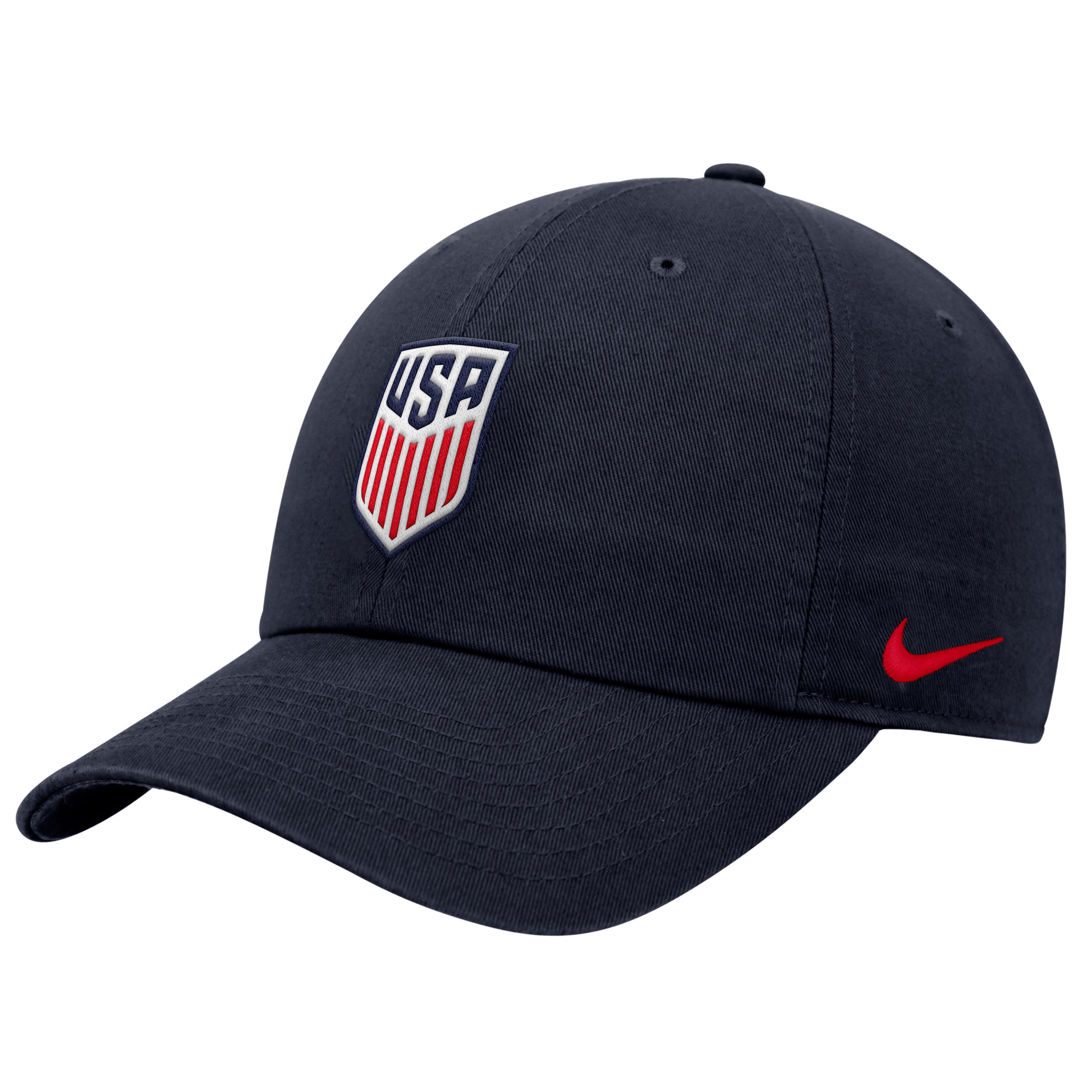 Nike Adult USMNT 2026 Navy Core Crest Adjustable Dad Hat, Men's, Blue