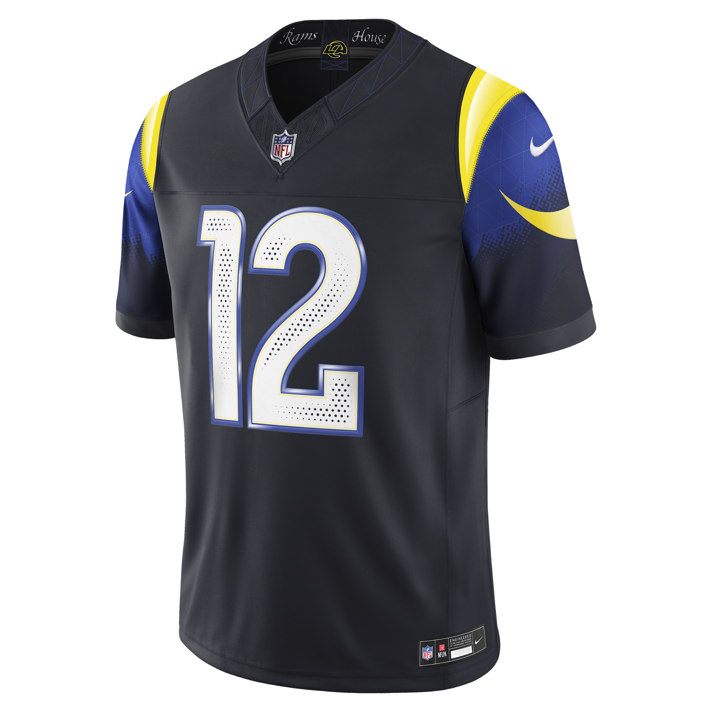 Nike Puka Nacua Los Angeles Rams Rivalries Collection  Men's Dri-fit Nfl Limited Jersey In Black