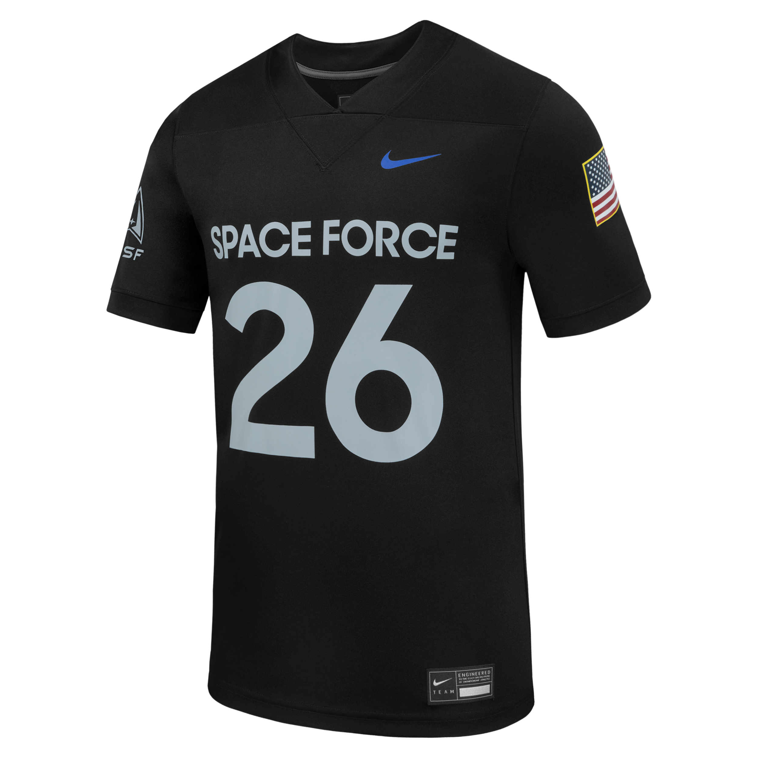 Air Force Nike Men's College Untouchable Game Jersey in Black | P31811J521AFD2-BLK