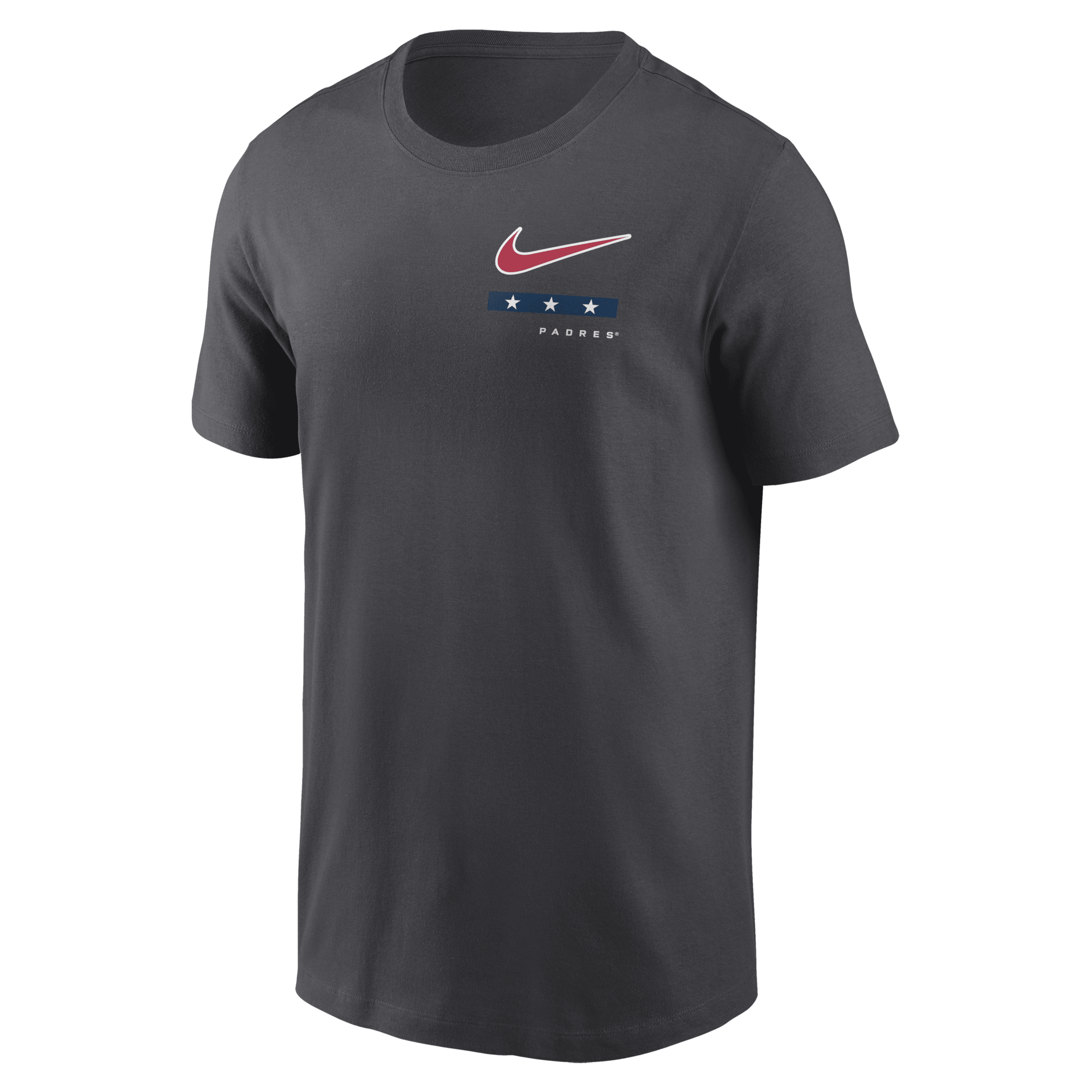 Nike Anthracite San Diego Padres Americana T-shirt In Grey