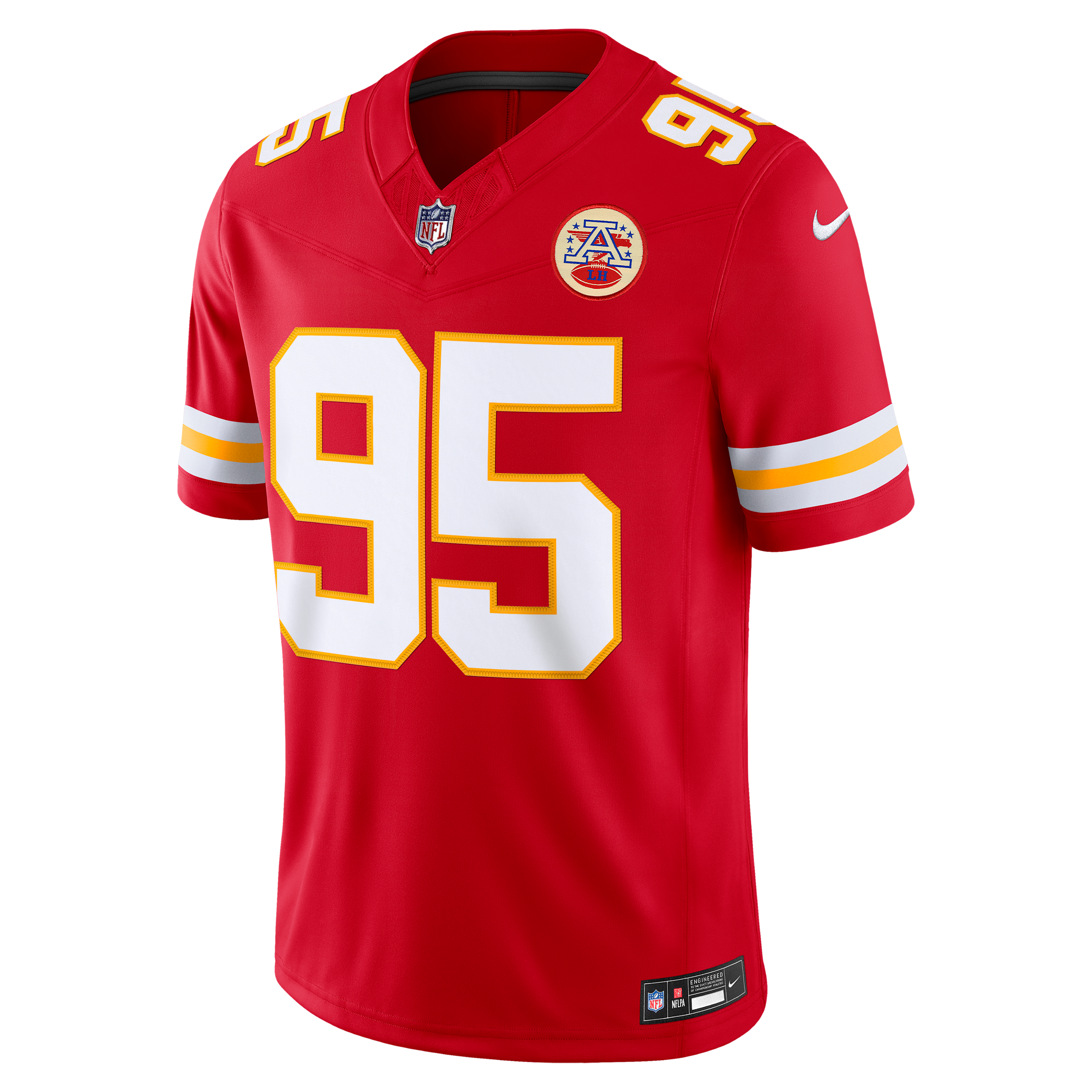 Chris Jones Kansas City Chiefs Nike Men's Dri-FIT NFL Stitched Limited Jersey in Red | 37NMKCLH7GF-ZD7