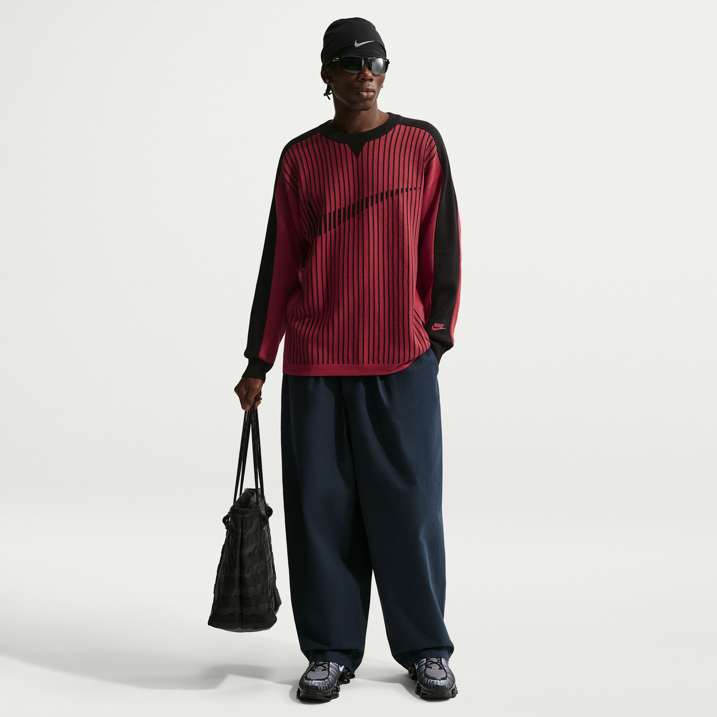 Nike Men's Life Wide-Leg Pants in Blue | II0519-475