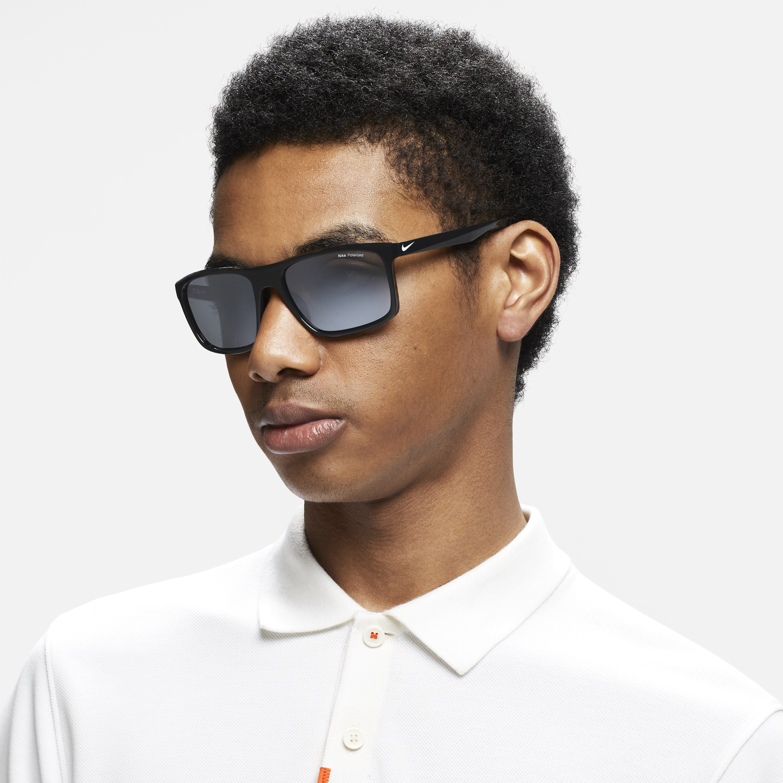 Nike Unisex Fire Large Polarized Sunglasses In Black