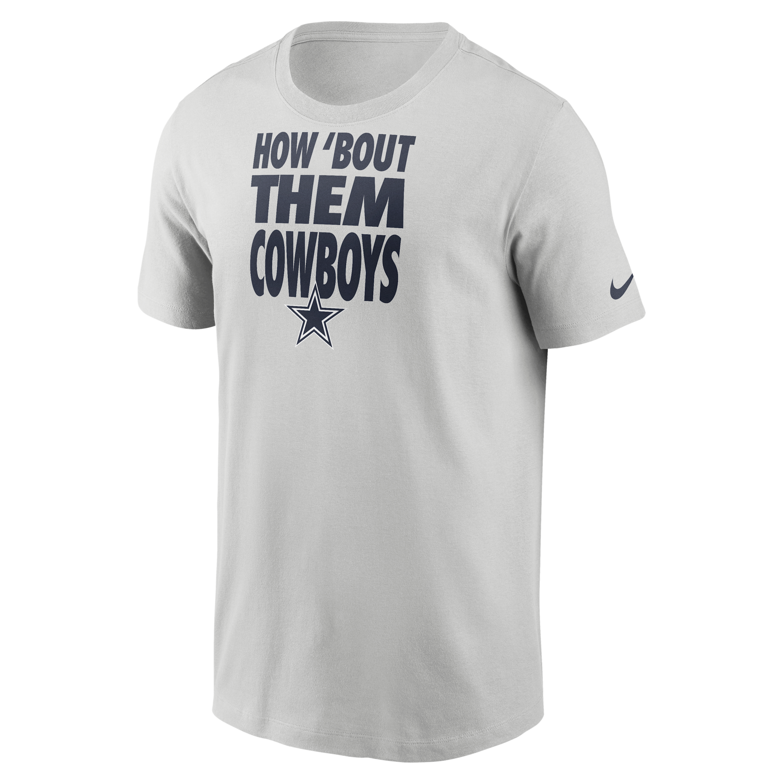 Dallas Cowboys Essential Nike Men's NFL T-Shirt in Grey | N1990BB7RD-U7G