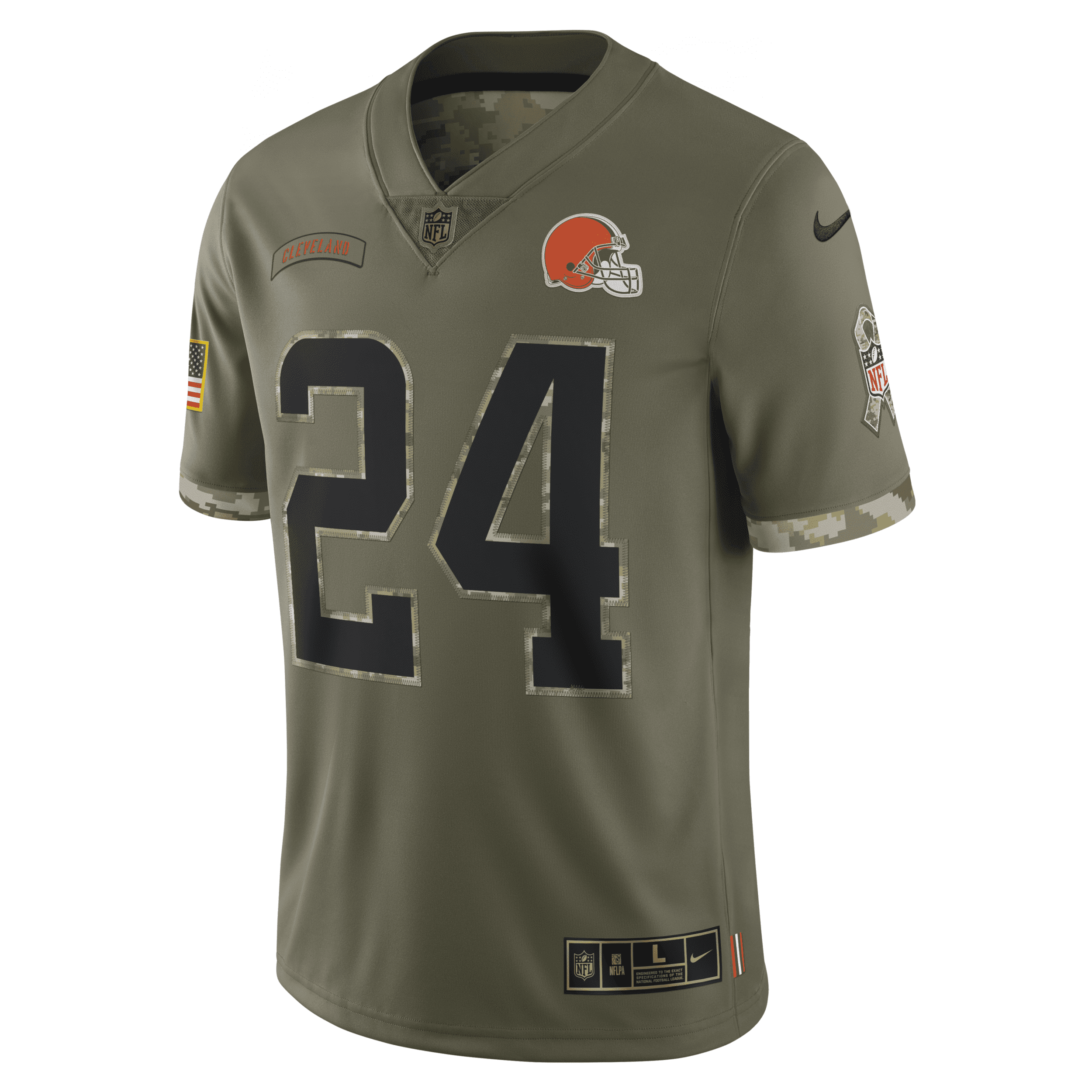 Nick Chubb Cleveland Browns Nike Game Jersey – Brown – ThanoSport