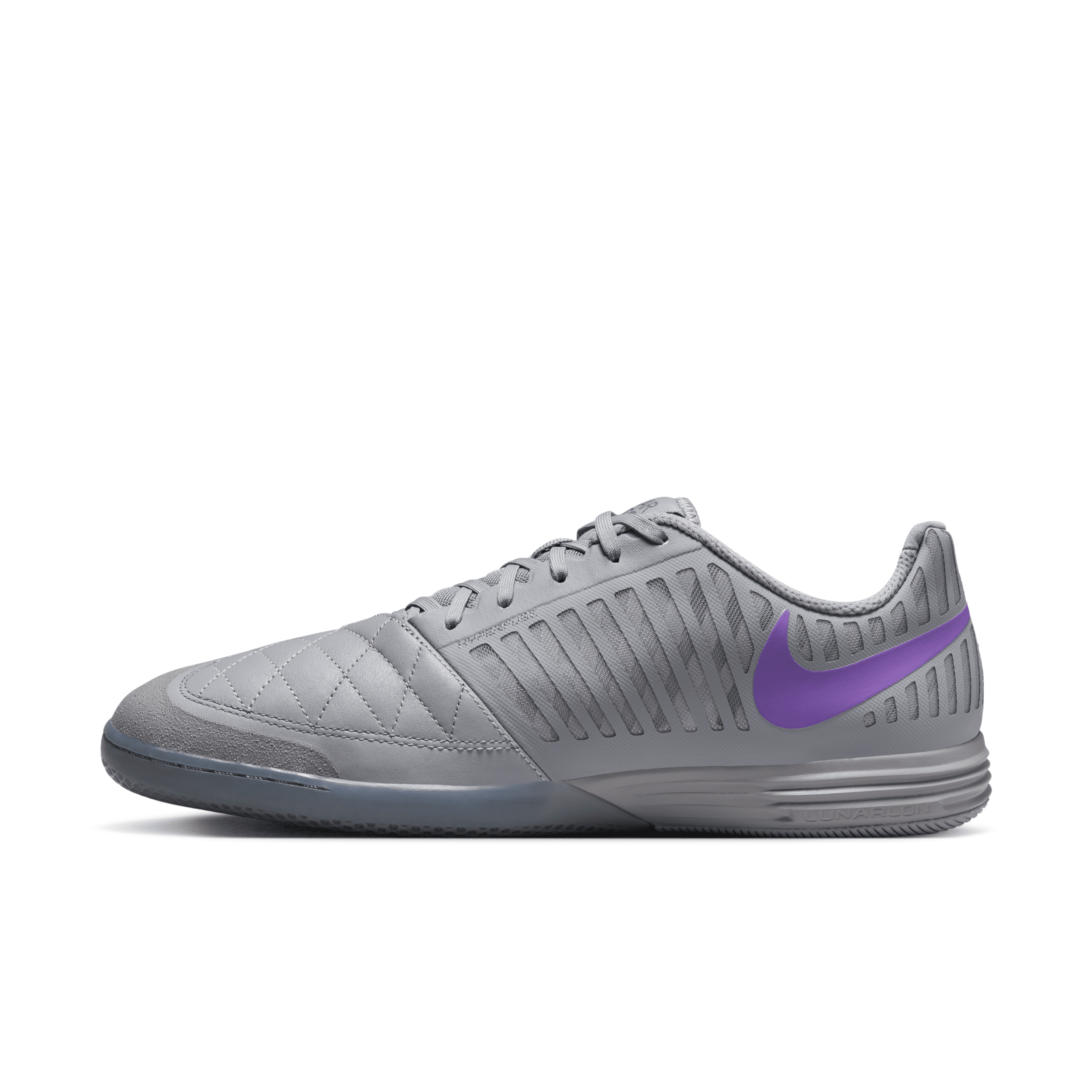 Shop Nike Men's Lunargato Ii Indoor/court Low-top Soccer Shoes In Purple